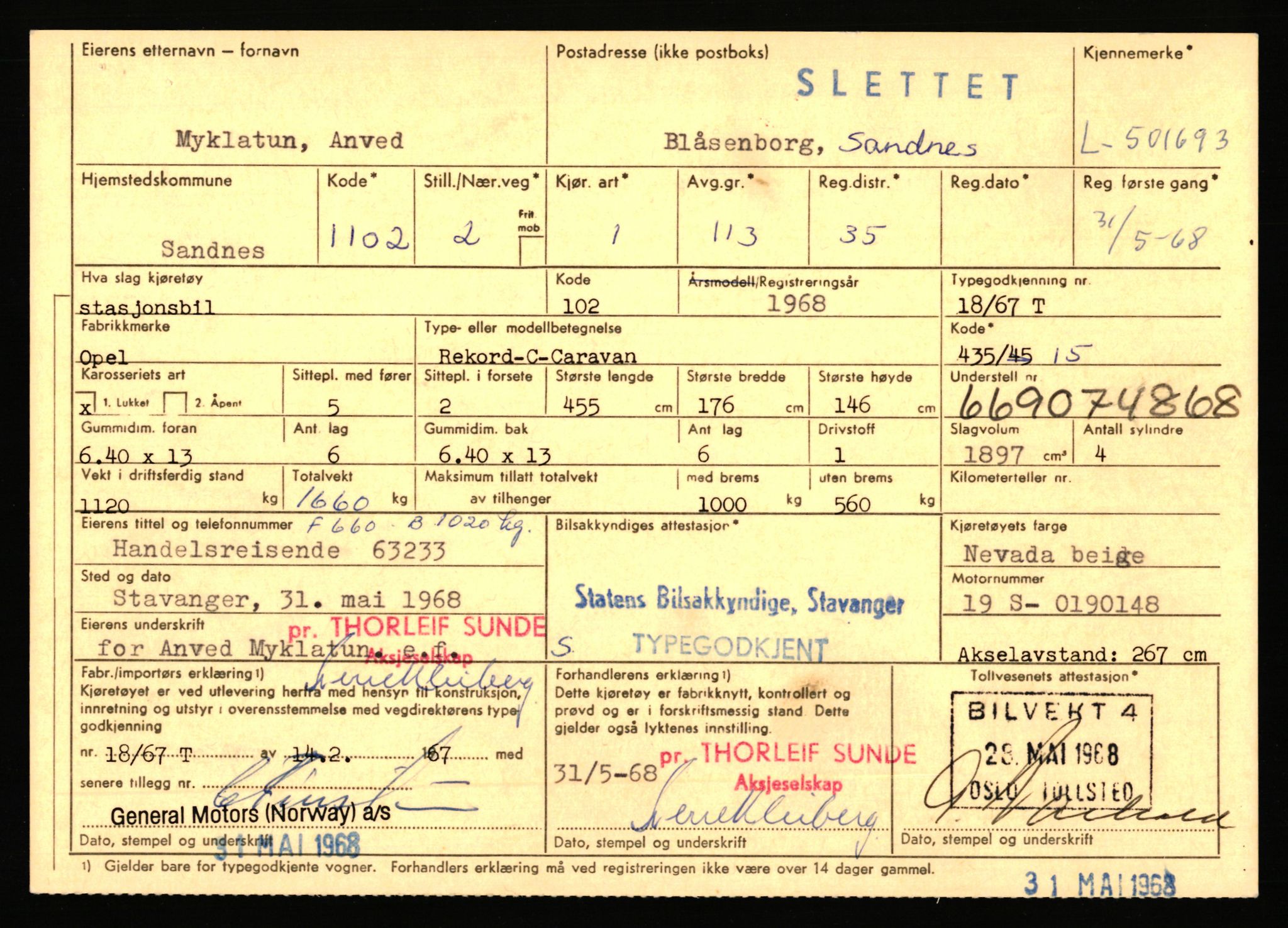 Stavanger trafikkstasjon, AV/SAST-A-101942/0/F/L0077: L-500000 - L-502999, 1930-1971, s. 1163