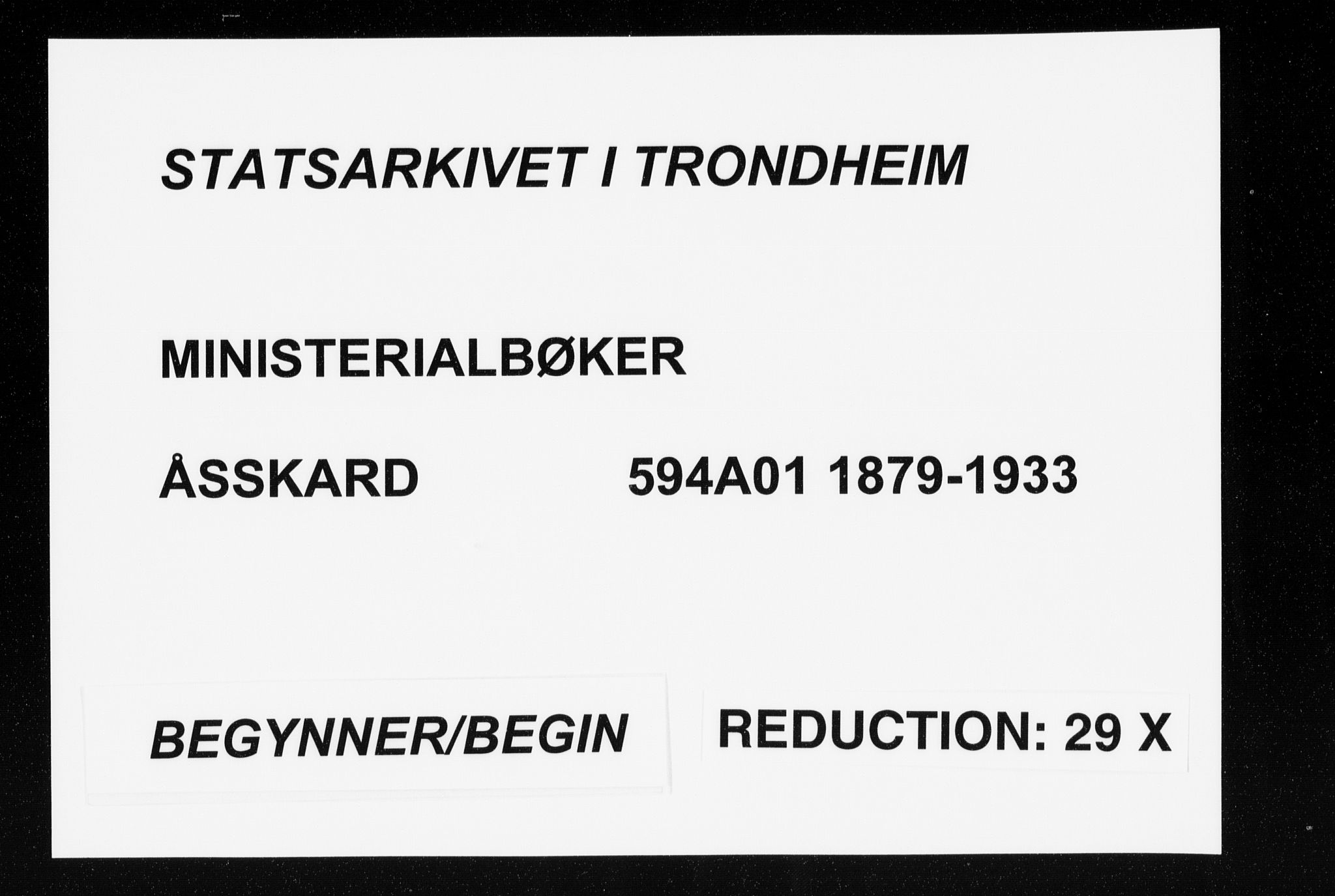 Ministerialprotokoller, klokkerbøker og fødselsregistre - Møre og Romsdal, SAT/A-1454/594/L1035: Ministerialbok nr. 594A01, 1879-1933
