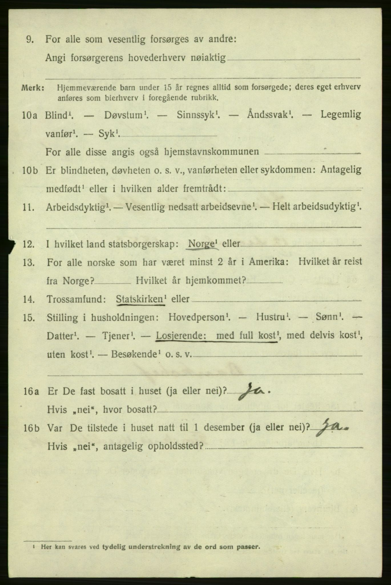 SAB, Folketelling 1920 for 1401 Florø ladested, 1920, s. 1519