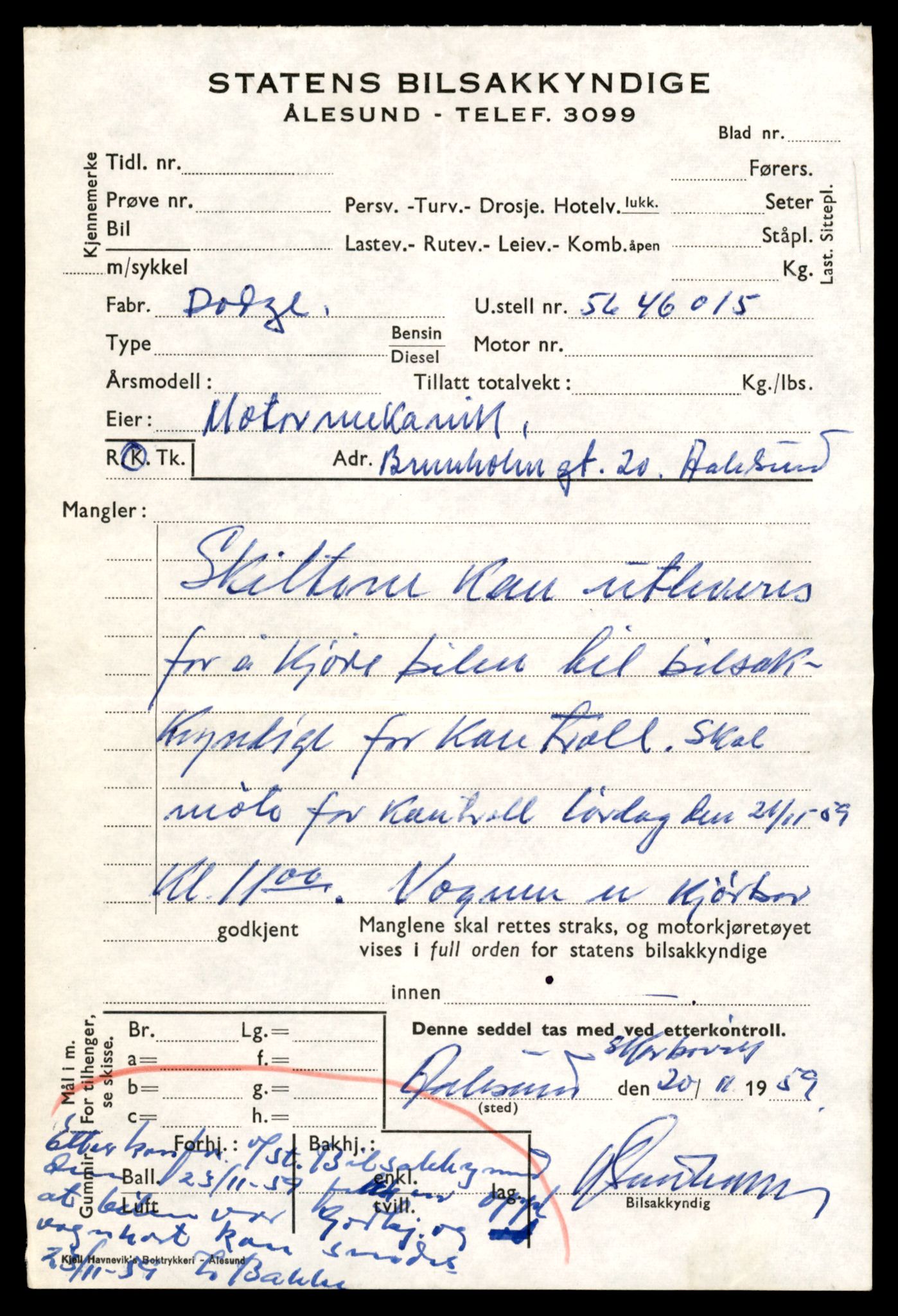 Møre og Romsdal vegkontor - Ålesund trafikkstasjon, AV/SAT-A-4099/F/Fe/L0049: Registreringskort for kjøretøy T 14864 - T 18613, 1927-1998, s. 2249
