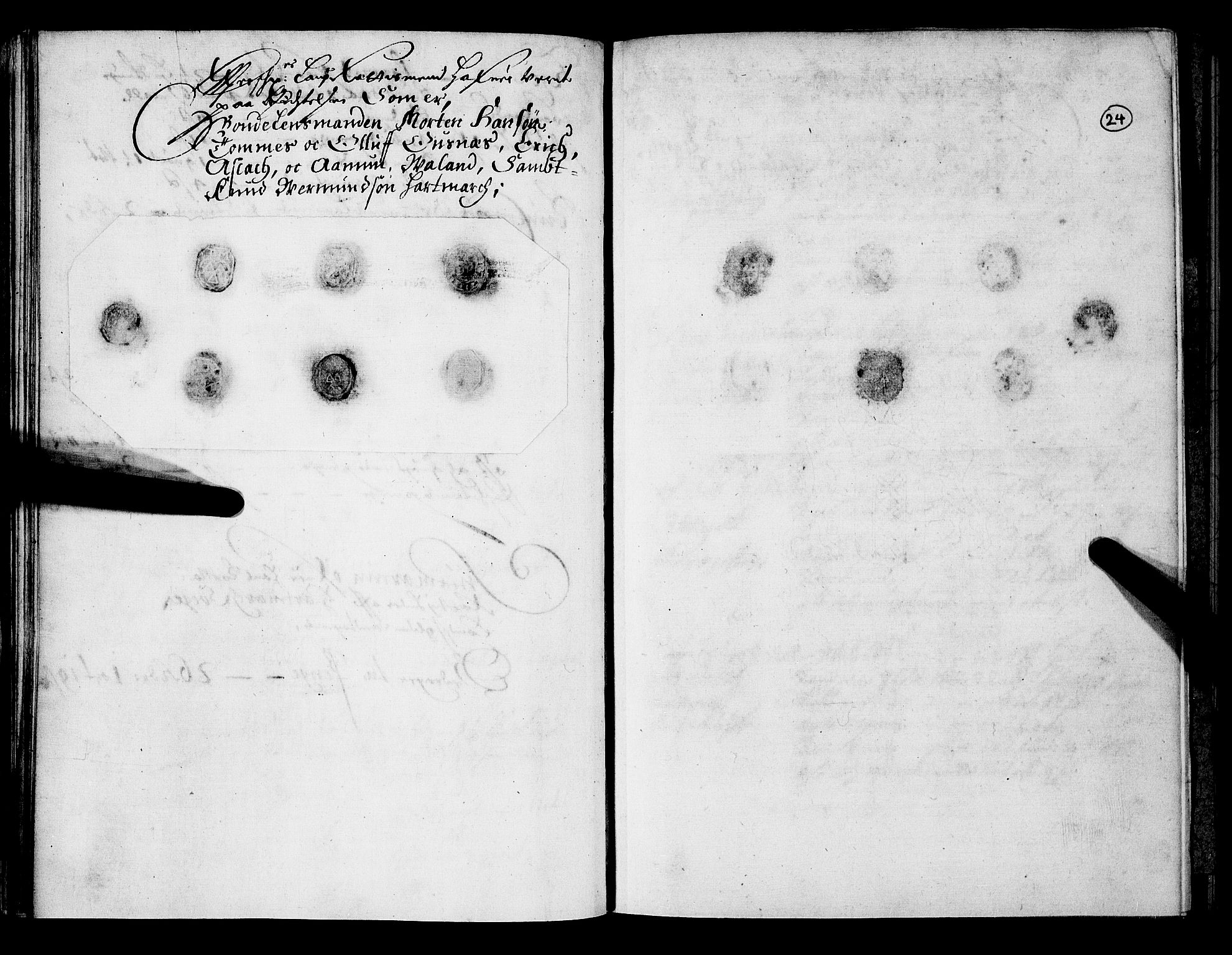 Rentekammeret inntil 1814, Realistisk ordnet avdeling, AV/RA-EA-4070/N/Nb/Nba/L0030: Mandal amt, 1668, s. 23b-24a