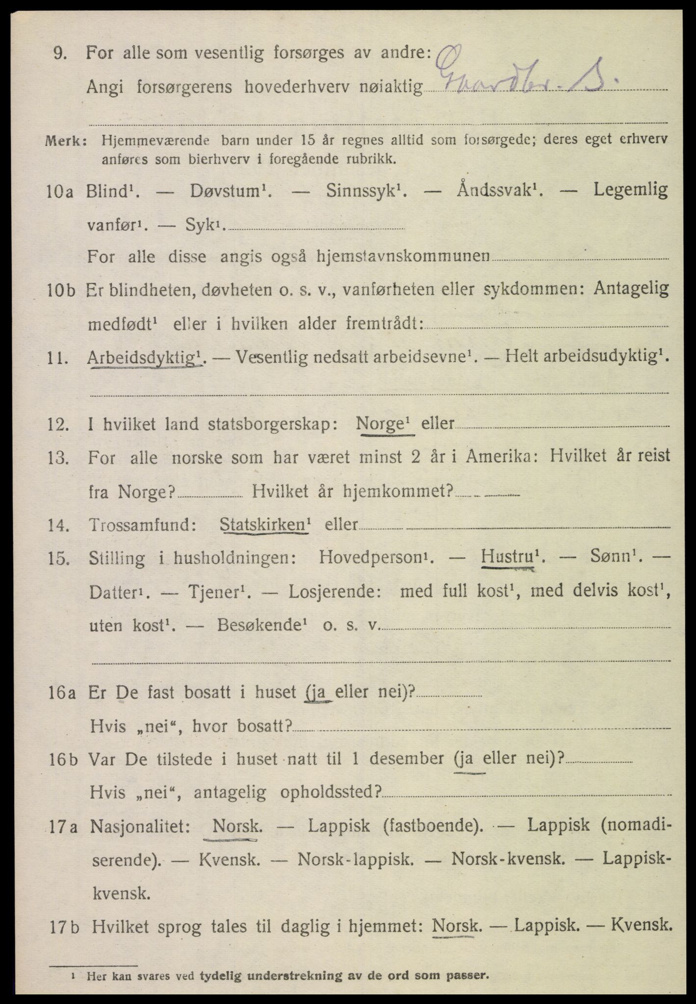 SAT, Folketelling 1920 for 1742 Grong herred, 1920, s. 6708