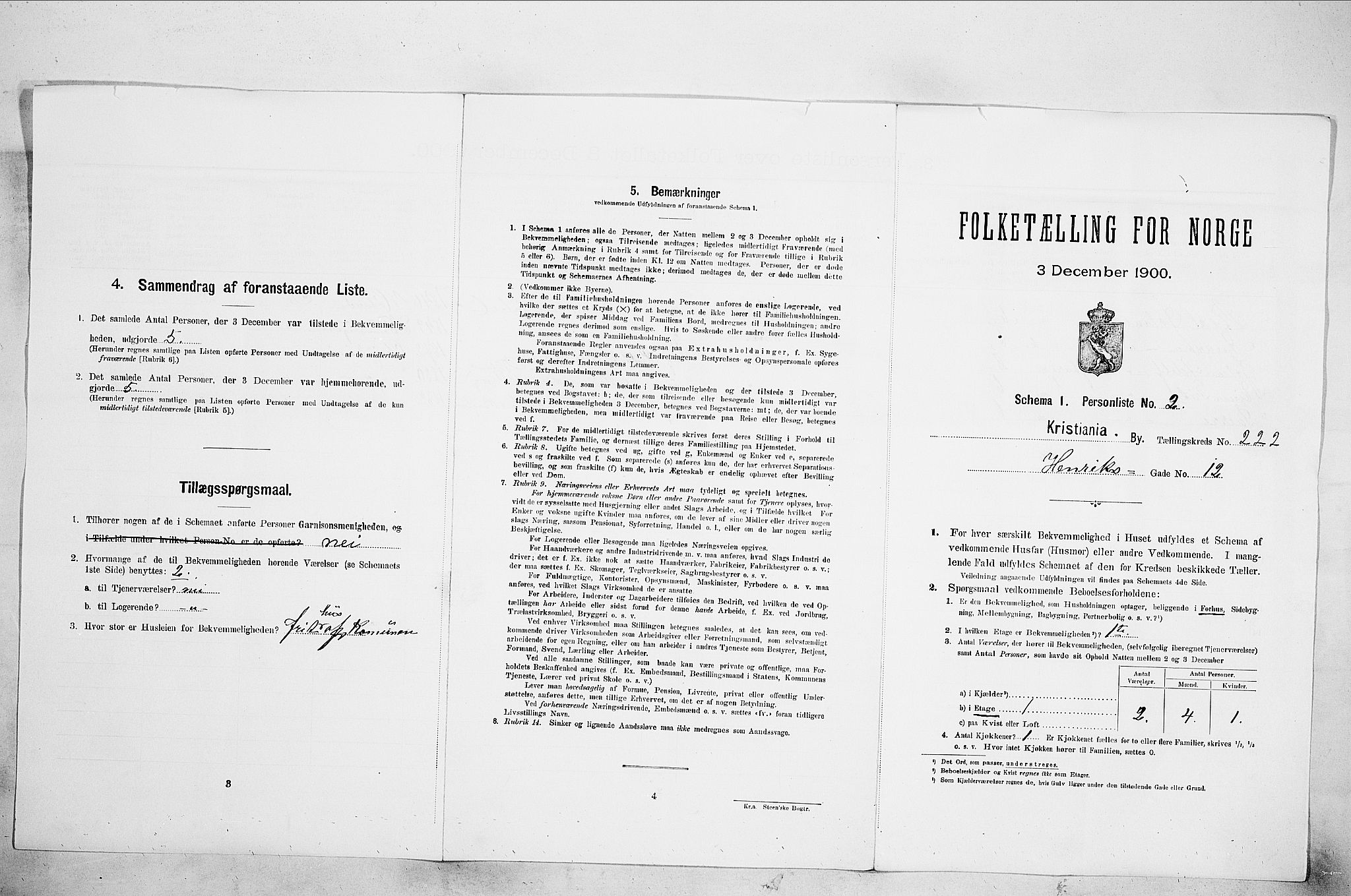 SAO, Folketelling 1900 for 0301 Kristiania kjøpstad, 1900, s. 36368