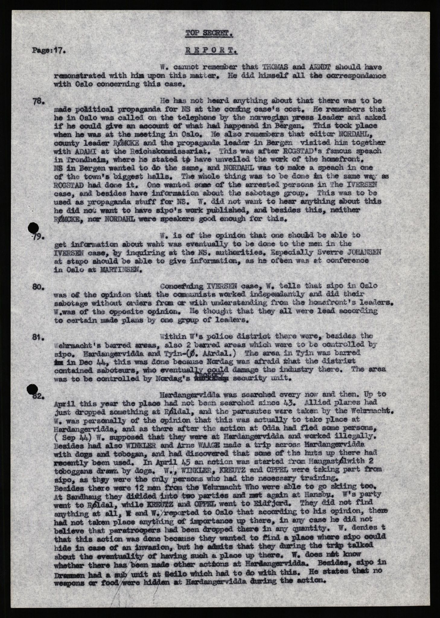 Forsvaret, Forsvarets overkommando II, AV/RA-RAFA-3915/D/Db/L0035: CI Questionaires. Tyske okkupasjonsstyrker i Norge. Tyskere., 1945-1946, s. 182