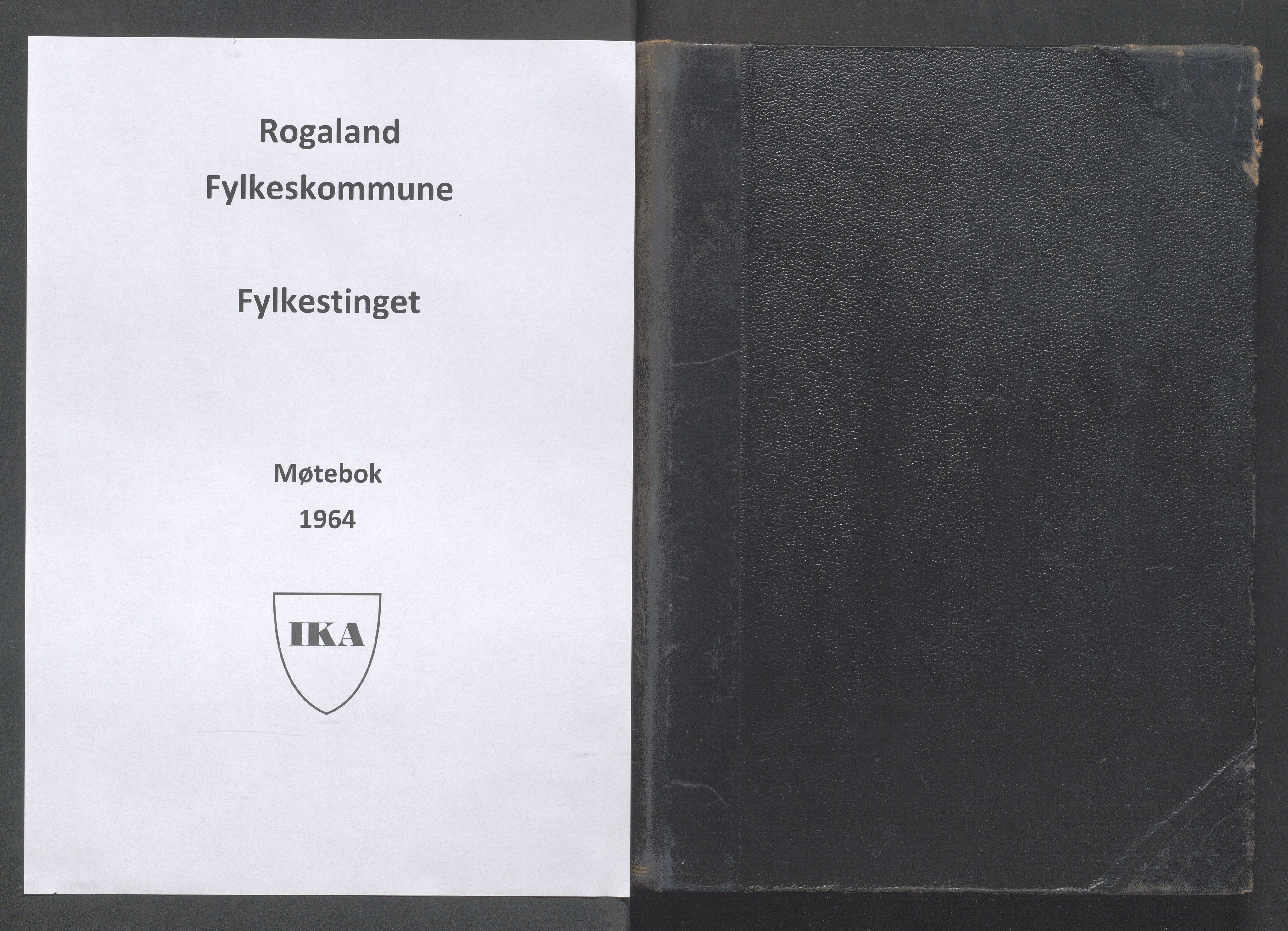 Rogaland fylkeskommune - Fylkesrådmannen , IKAR/A-900/A/Aa/Aaa/L0084: Møtebok , 1964