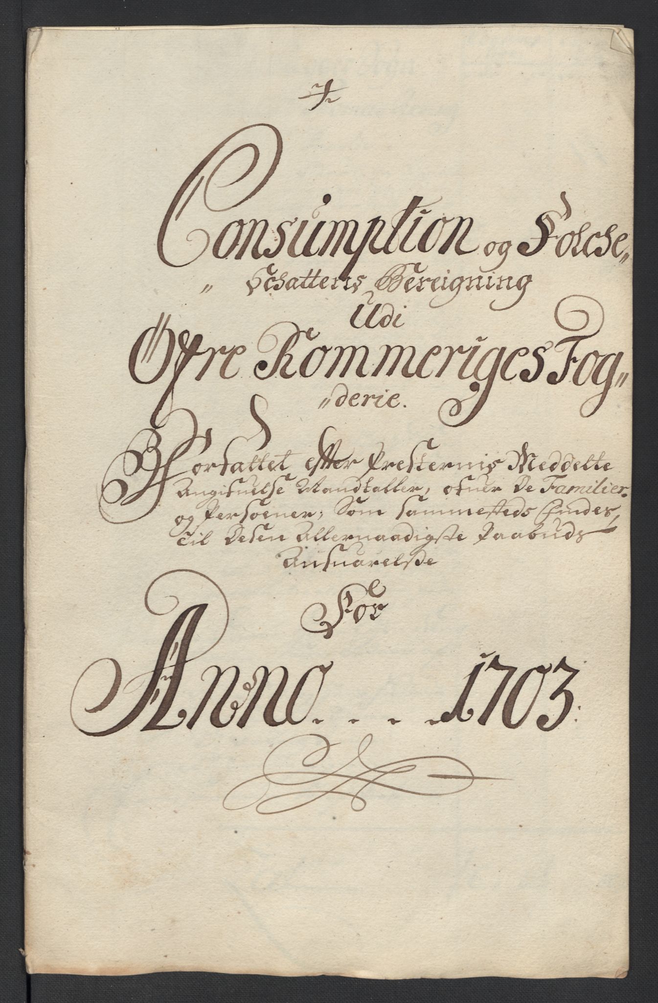 Rentekammeret inntil 1814, Reviderte regnskaper, Fogderegnskap, RA/EA-4092/R12/L0716: Fogderegnskap Øvre Romerike, 1703, s. 252