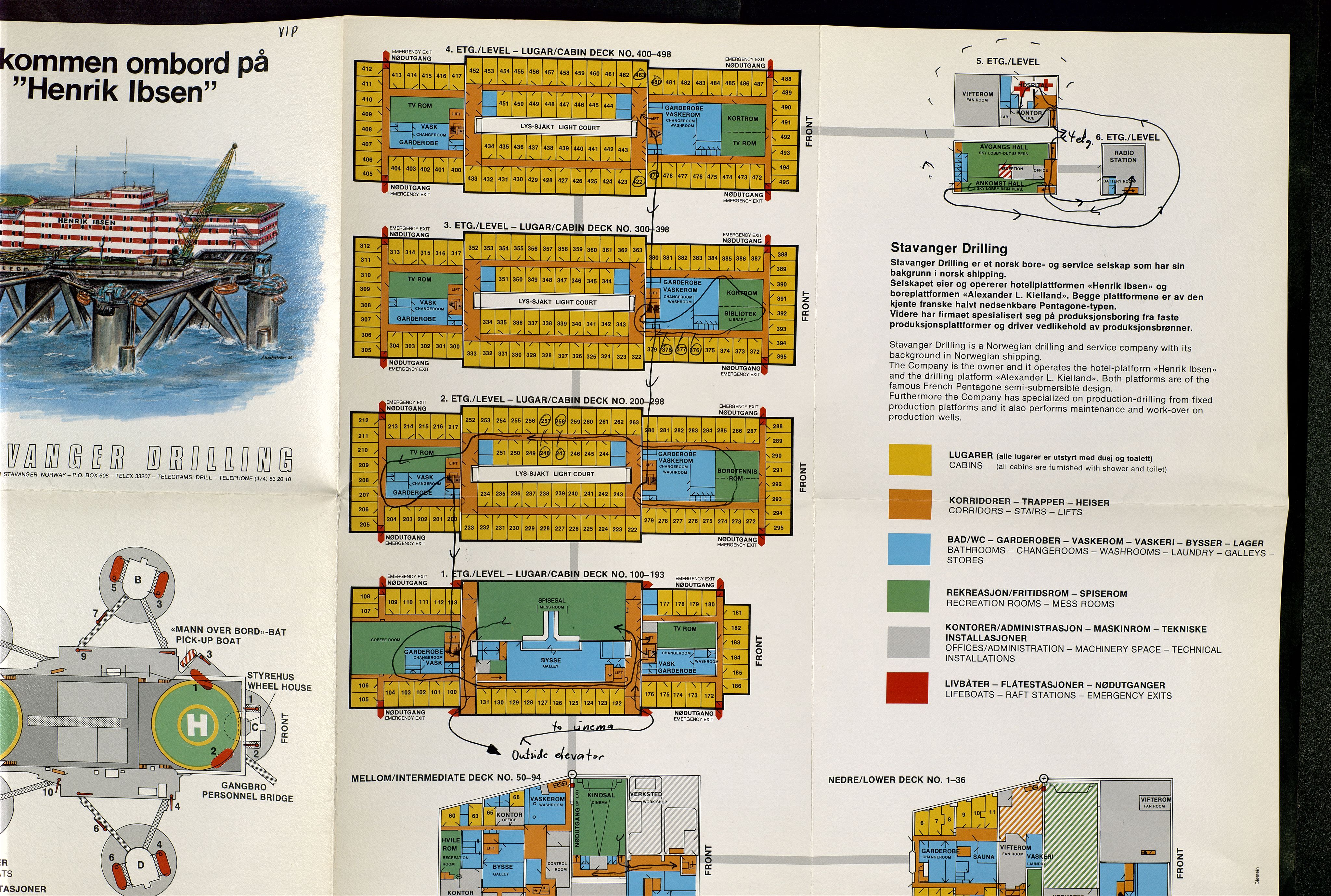 Pa 1503 - Stavanger Drilling AS, SAST/A-101906/2/E/Ec/Eca/L0004: Sak og korrespondanse, 1973-1982