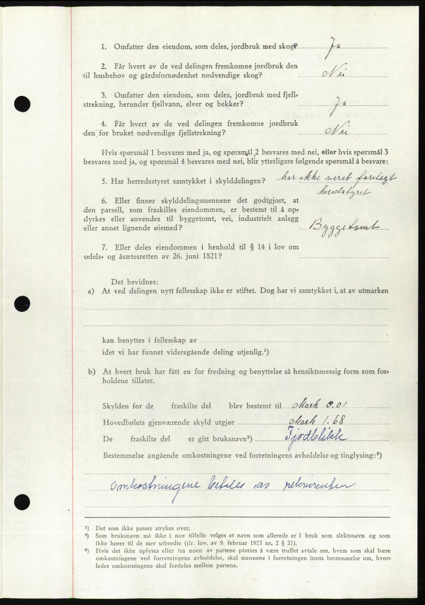 Søre Sunnmøre sorenskriveri, AV/SAT-A-4122/1/2/2C/L0078: Pantebok nr. 4A, 1946-1946, Dagboknr: 396/1946