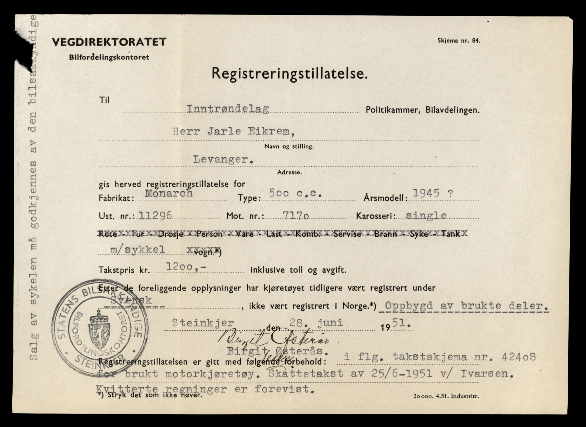 Møre og Romsdal vegkontor - Ålesund trafikkstasjon, AV/SAT-A-4099/F/Fe/L0039: Registreringskort for kjøretøy T 13361 - T 13530, 1927-1998, s. 621