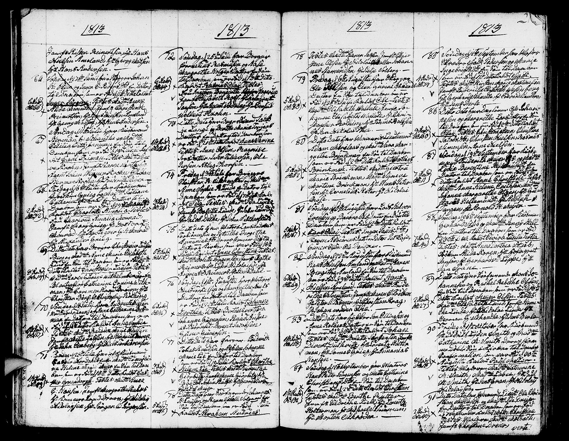 Nykirken Sokneprestembete, AV/SAB-A-77101/H/Haa/L0006: Ministerialbok nr. A 6, 1808-1820, s. 21