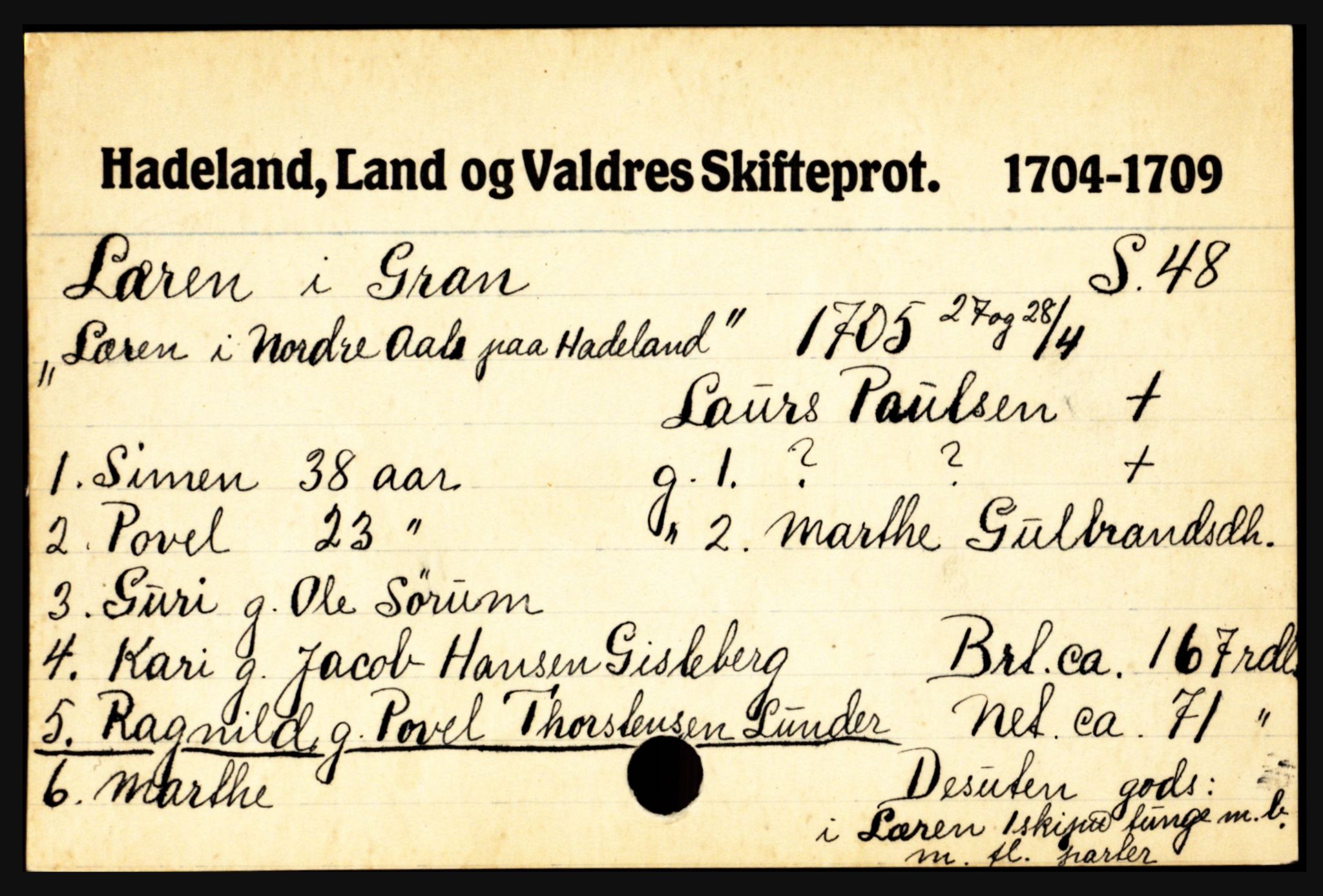 Hadeland og Land tingrett, AV/SAH-TING-010/J, 1659-1900, s. 4713