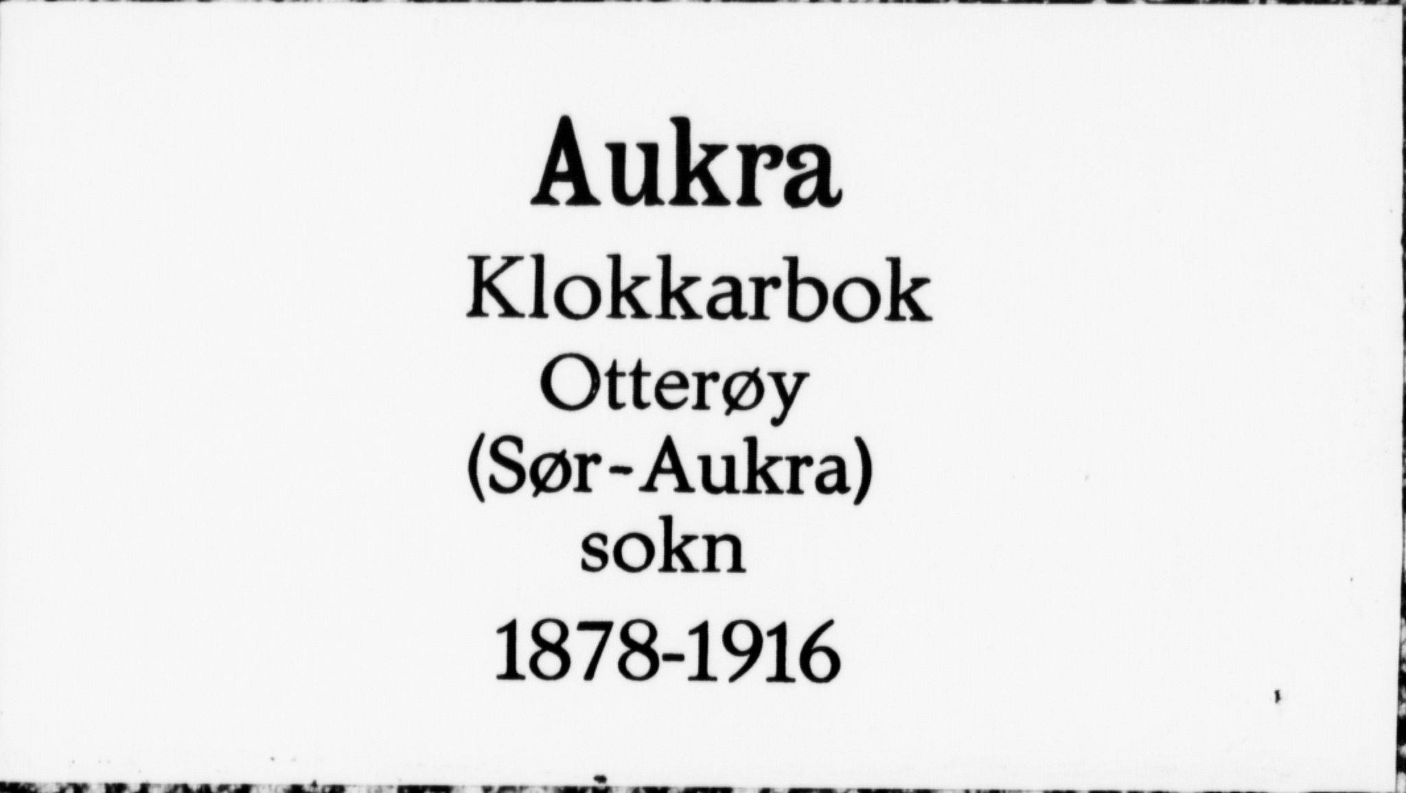 Ministerialprotokoller, klokkerbøker og fødselsregistre - Møre og Romsdal, SAT/A-1454/563/L0737: Klokkerbok nr. 563C01, 1878-1916
