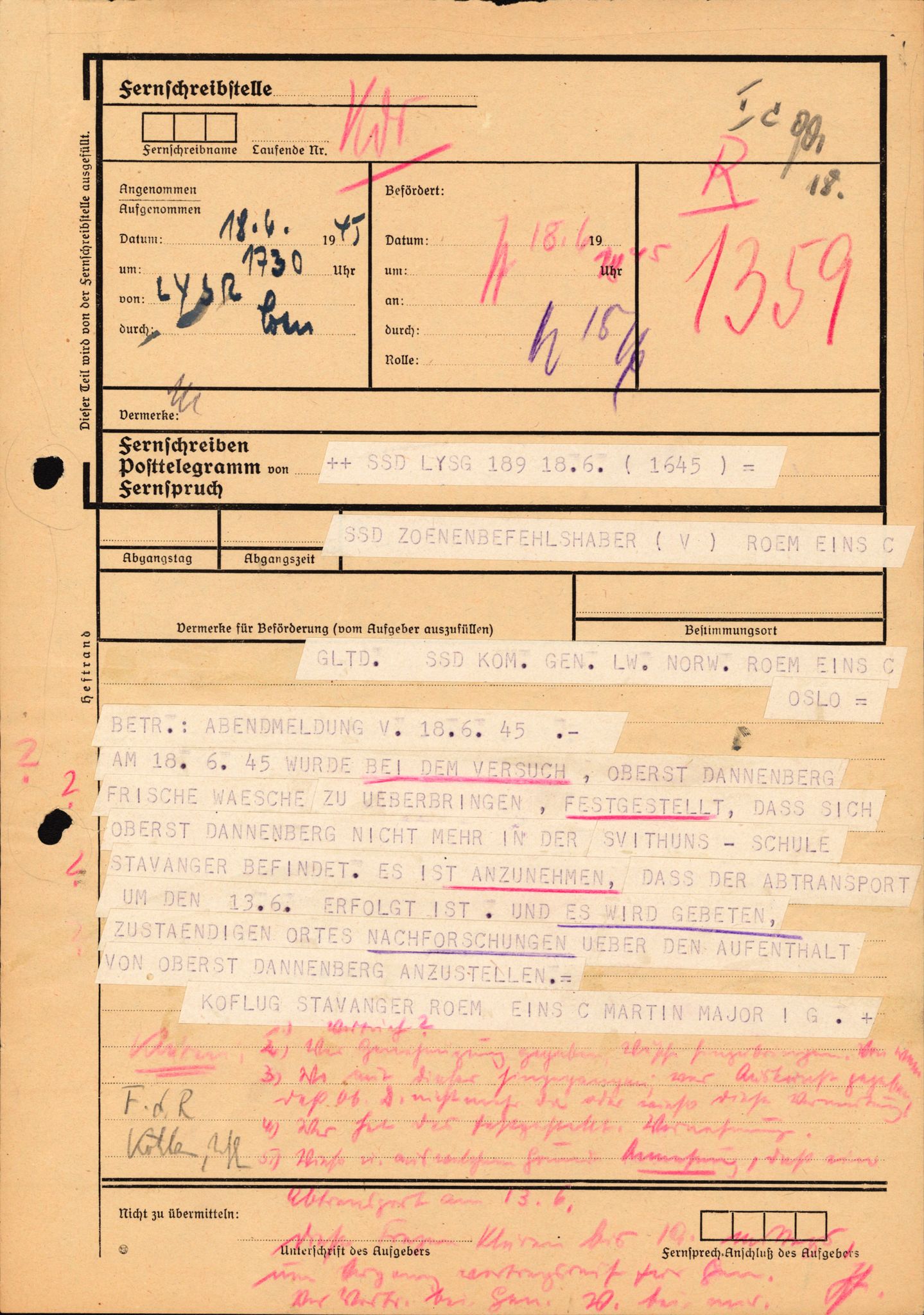 Deutscher Oberbefehlshaber Norwegen (DOBN), AV/RA-RAFA-2197/D/Dl/L0119: DB Zone Stavanger Abt. Ic, 1945, s. 63