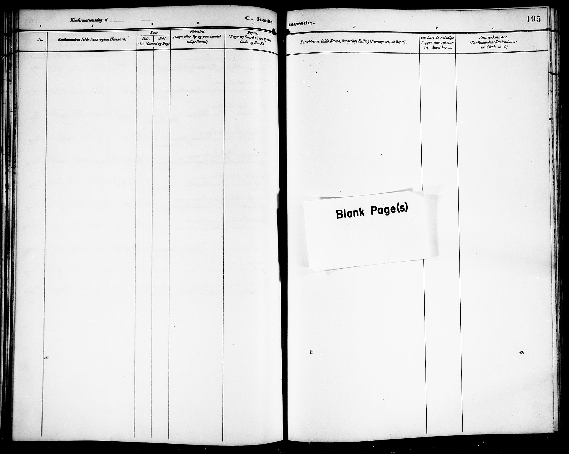 Ministerialprotokoller, klokkerbøker og fødselsregistre - Nordland, AV/SAT-A-1459/876/L1105: Klokkerbok nr. 876C04, 1896-1914, s. 195