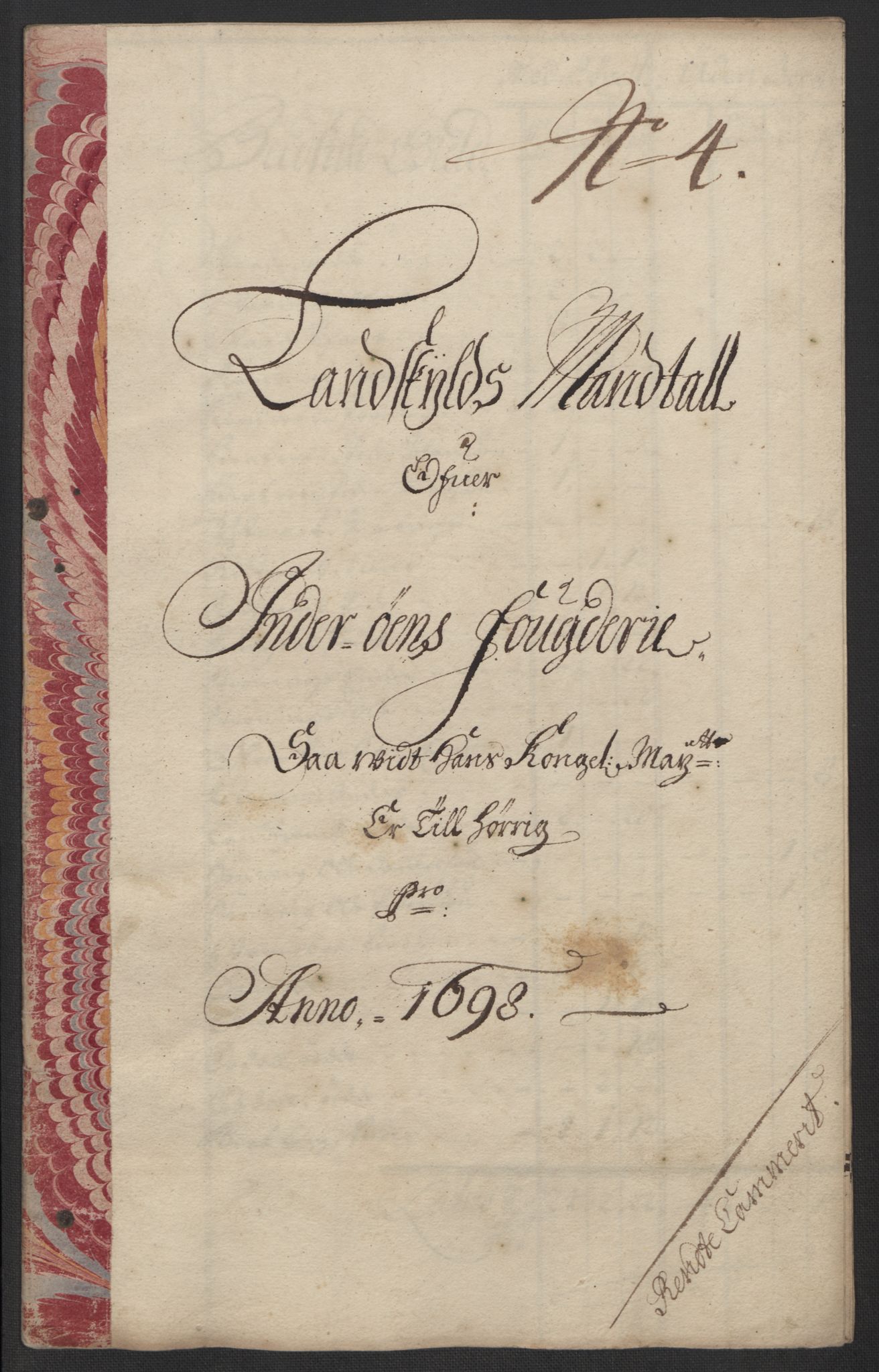 Rentekammeret inntil 1814, Reviderte regnskaper, Fogderegnskap, RA/EA-4092/R63/L4310: Fogderegnskap Inderøy, 1698-1699, s. 124
