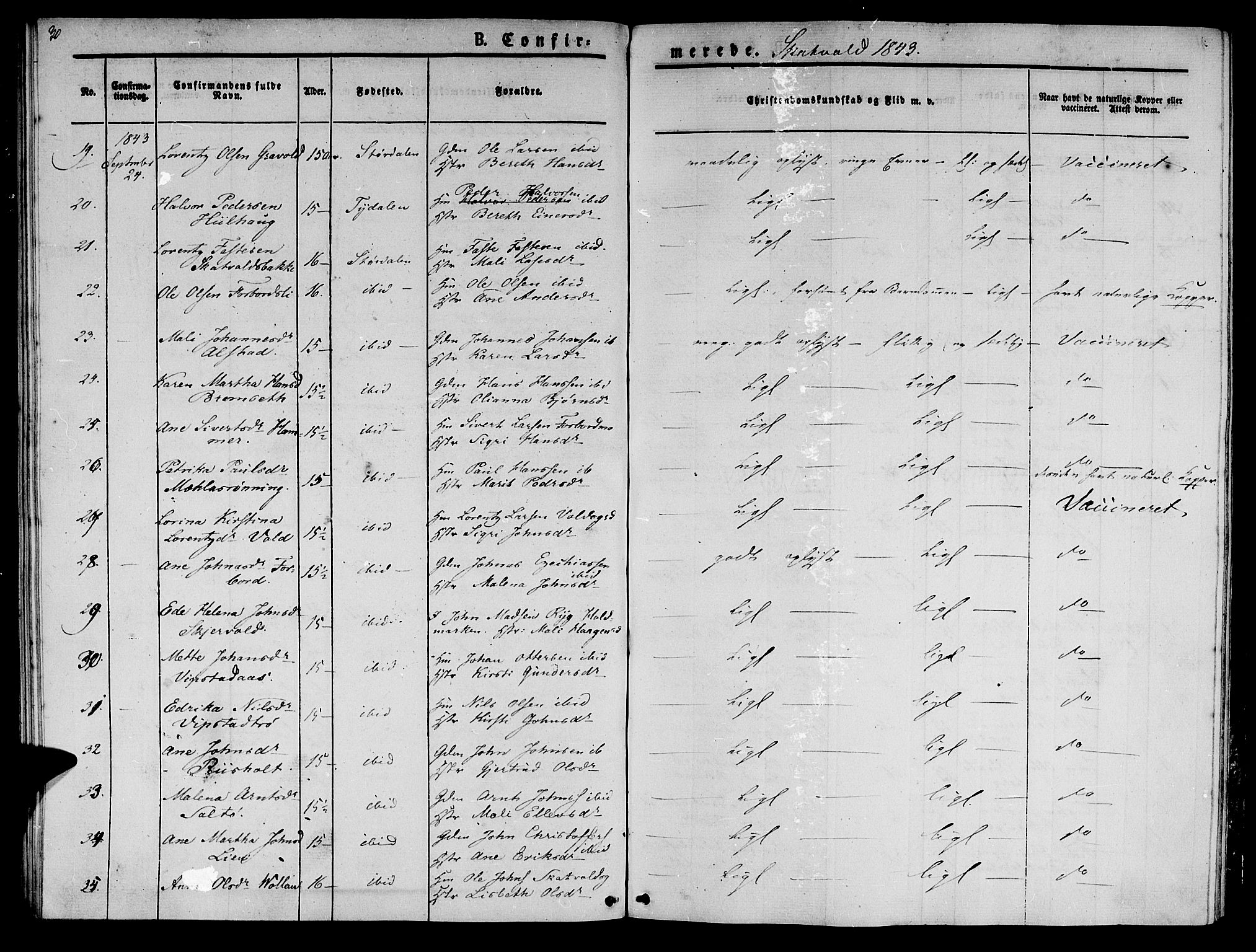 Ministerialprotokoller, klokkerbøker og fødselsregistre - Nord-Trøndelag, AV/SAT-A-1458/709/L0073: Ministerialbok nr. 709A13, 1841-1844, s. 30