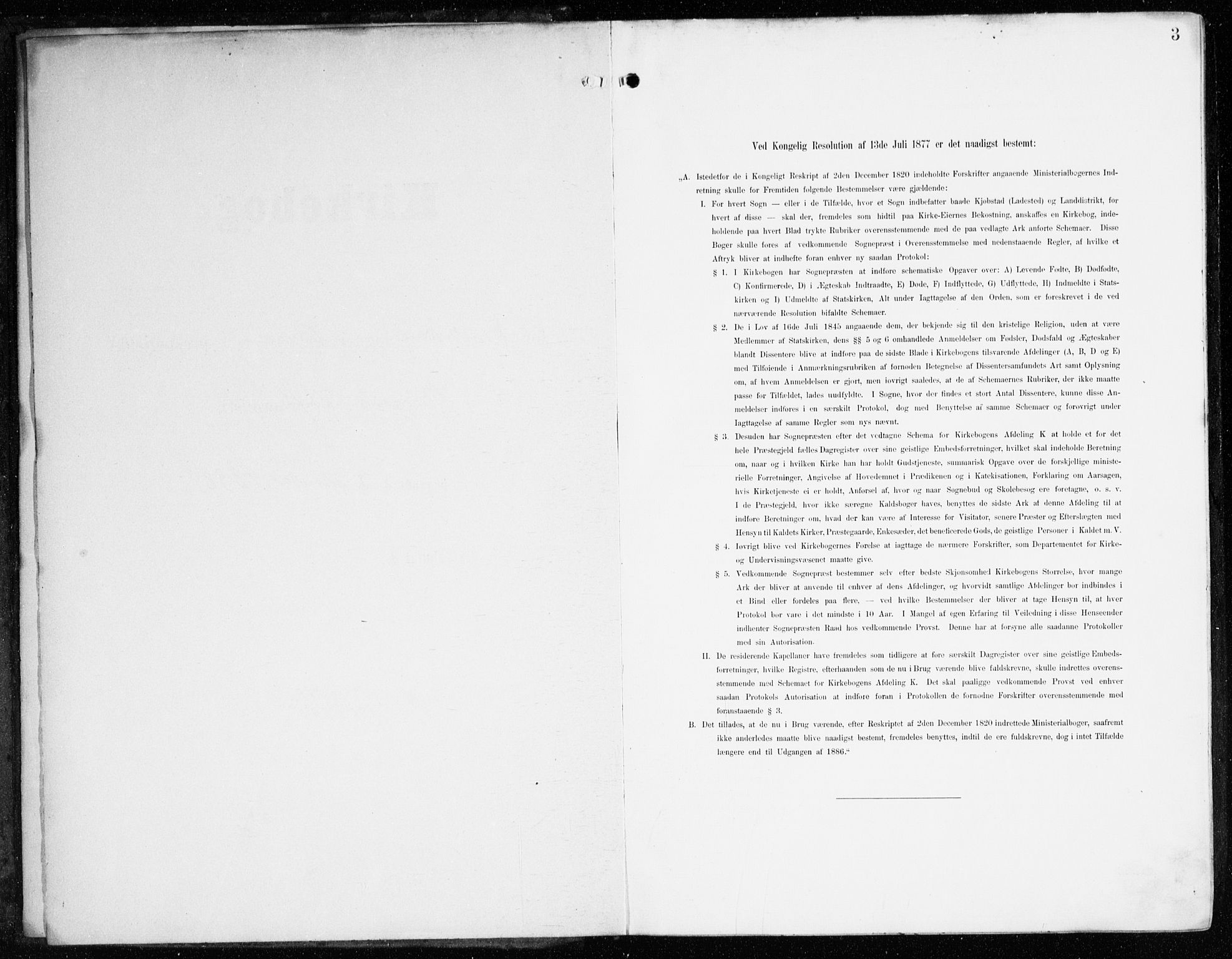 Domkirken sokneprestembete, SAB/A-74801/H/Haa/L0031: Ministerialbok nr. C 6, 1898-1915, s. 3