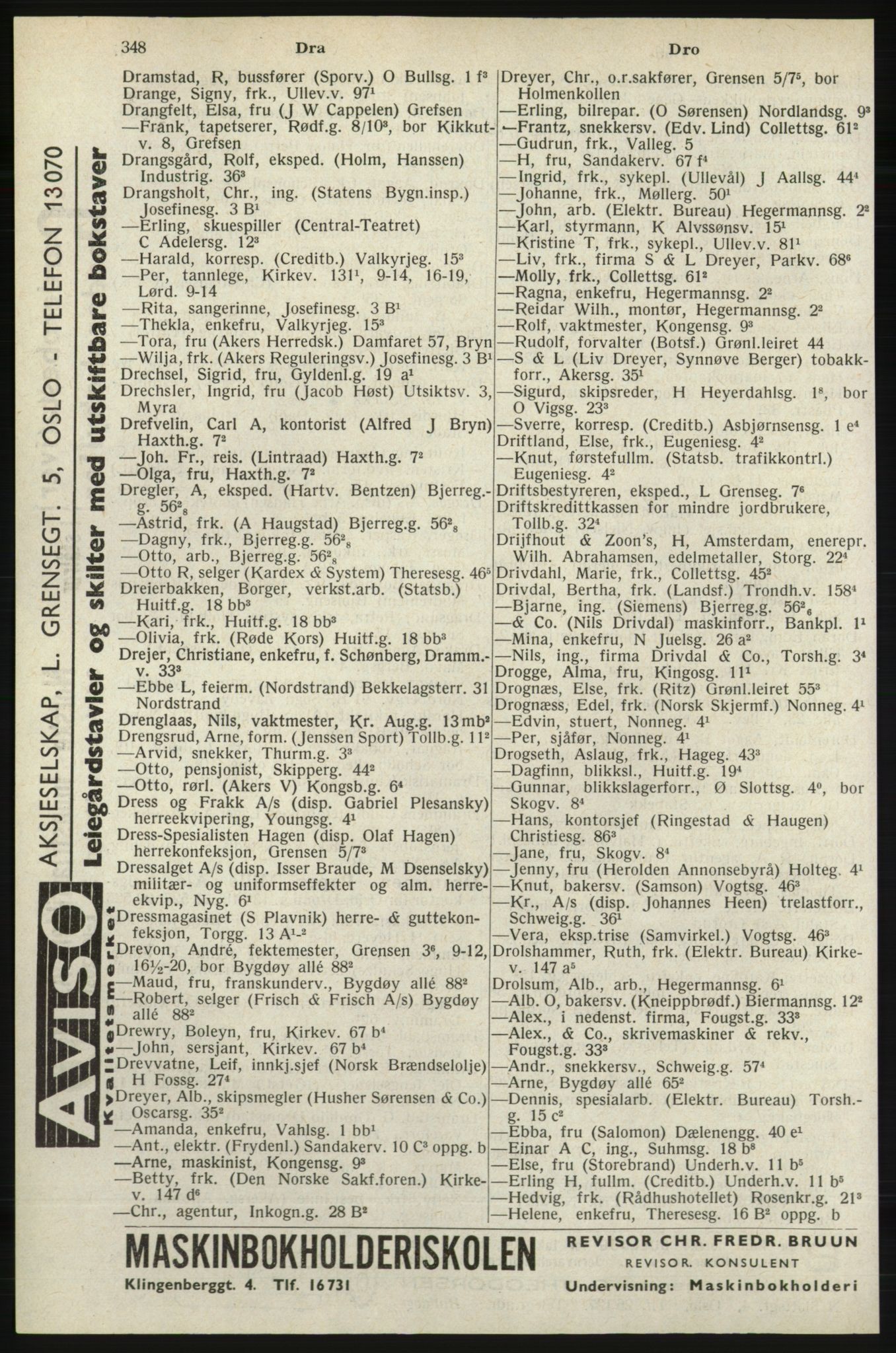 Kristiania/Oslo adressebok, PUBL/-, 1940, s. 366