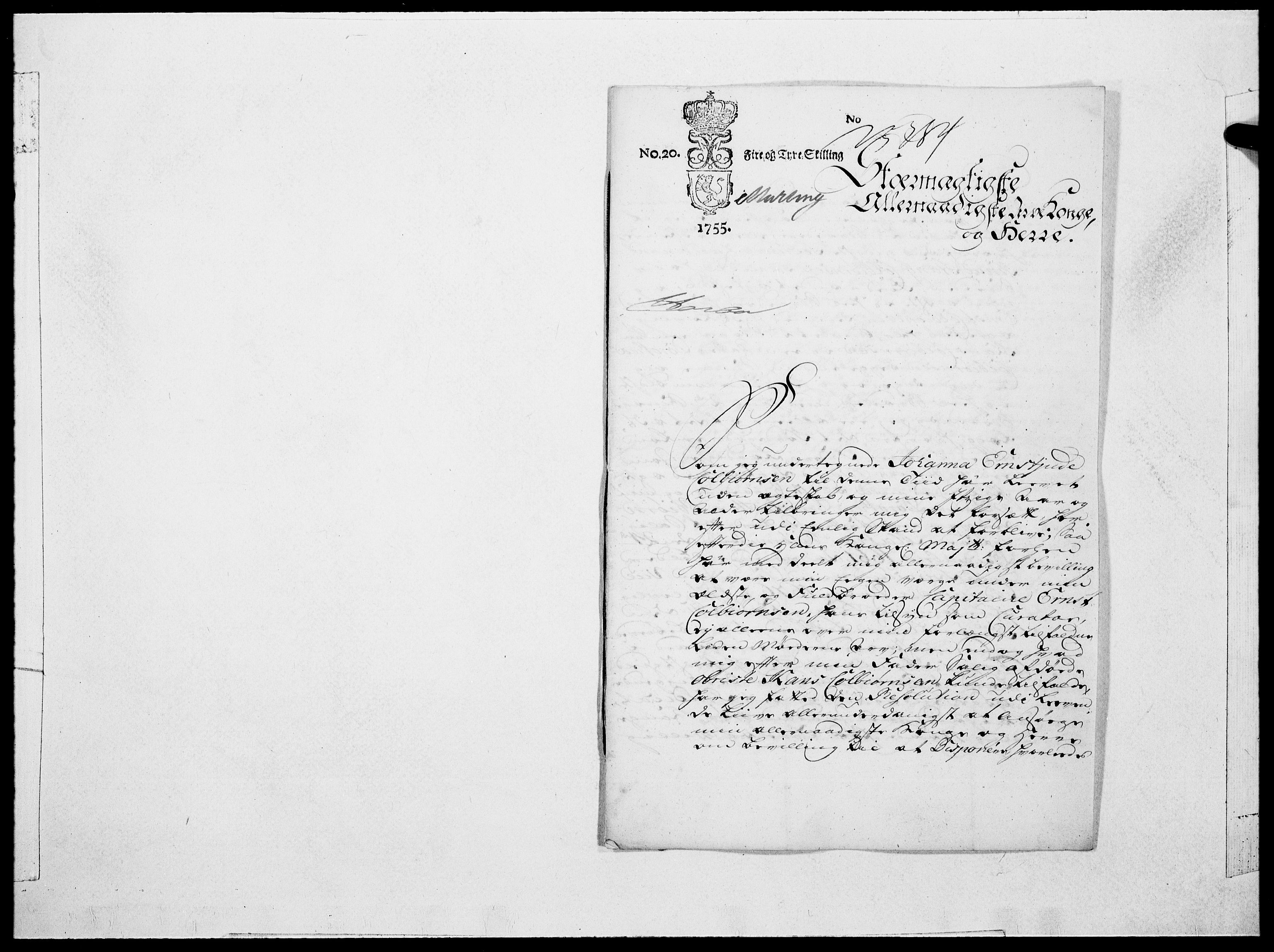 Danske Kanselli 1572-1799, AV/RA-EA-3023/F/Fc/Fcc/Fcca/L0171: Norske innlegg 1572-1799, 1756, s. 13
