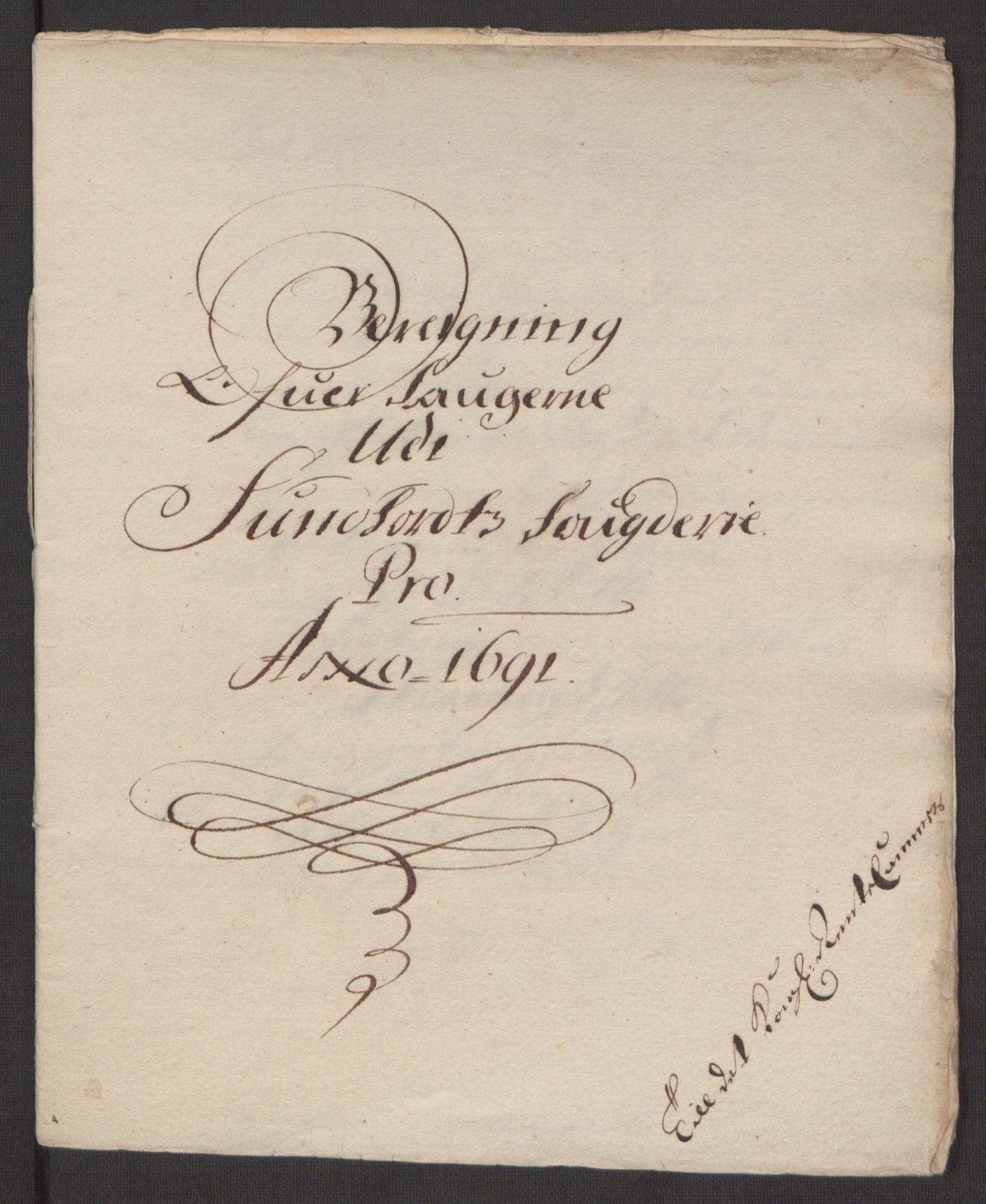 Rentekammeret inntil 1814, Reviderte regnskaper, Fogderegnskap, AV/RA-EA-4092/R48/L2973: Fogderegnskap Sunnhordland og Hardanger, 1691-1692, s. 15