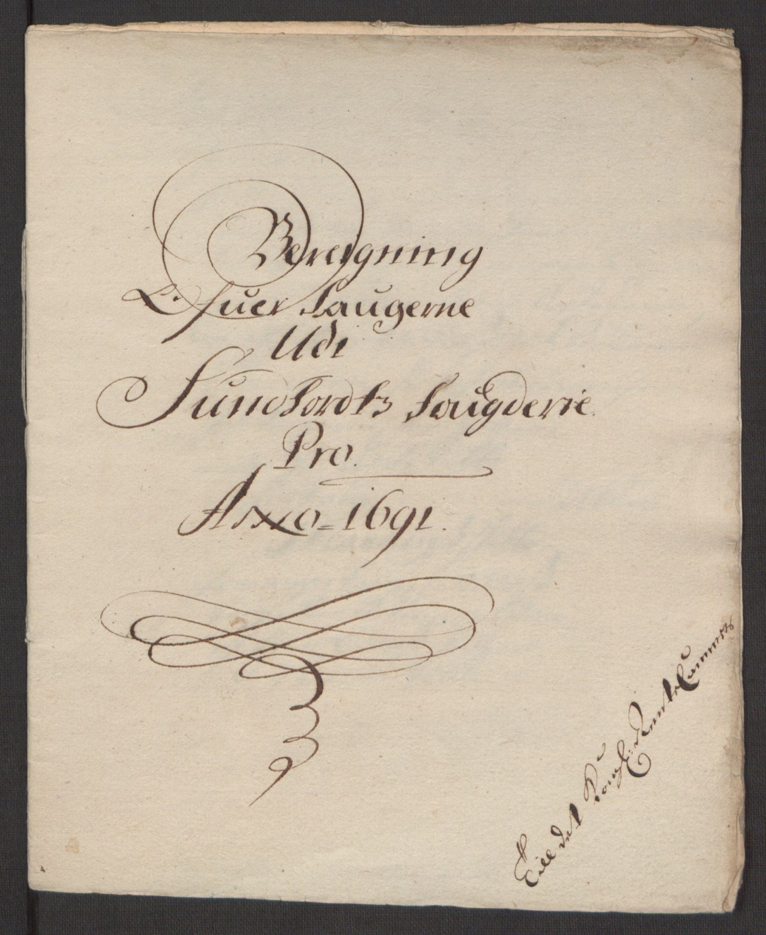 Rentekammeret inntil 1814, Reviderte regnskaper, Fogderegnskap, RA/EA-4092/R48/L2973: Fogderegnskap Sunnhordland og Hardanger, 1691-1692, s. 15