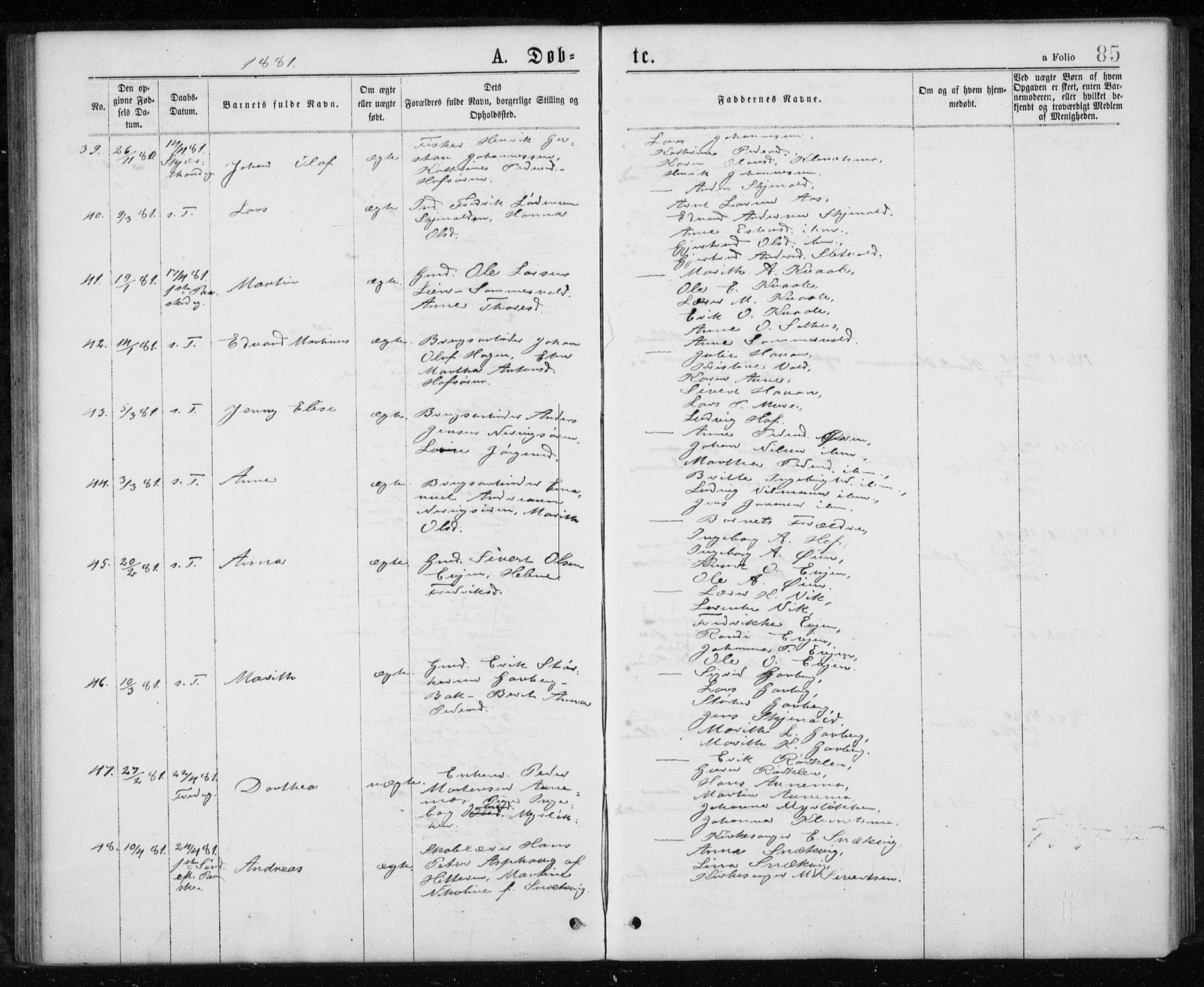 Ministerialprotokoller, klokkerbøker og fødselsregistre - Sør-Trøndelag, SAT/A-1456/668/L0817: Klokkerbok nr. 668C06, 1873-1884, s. 85
