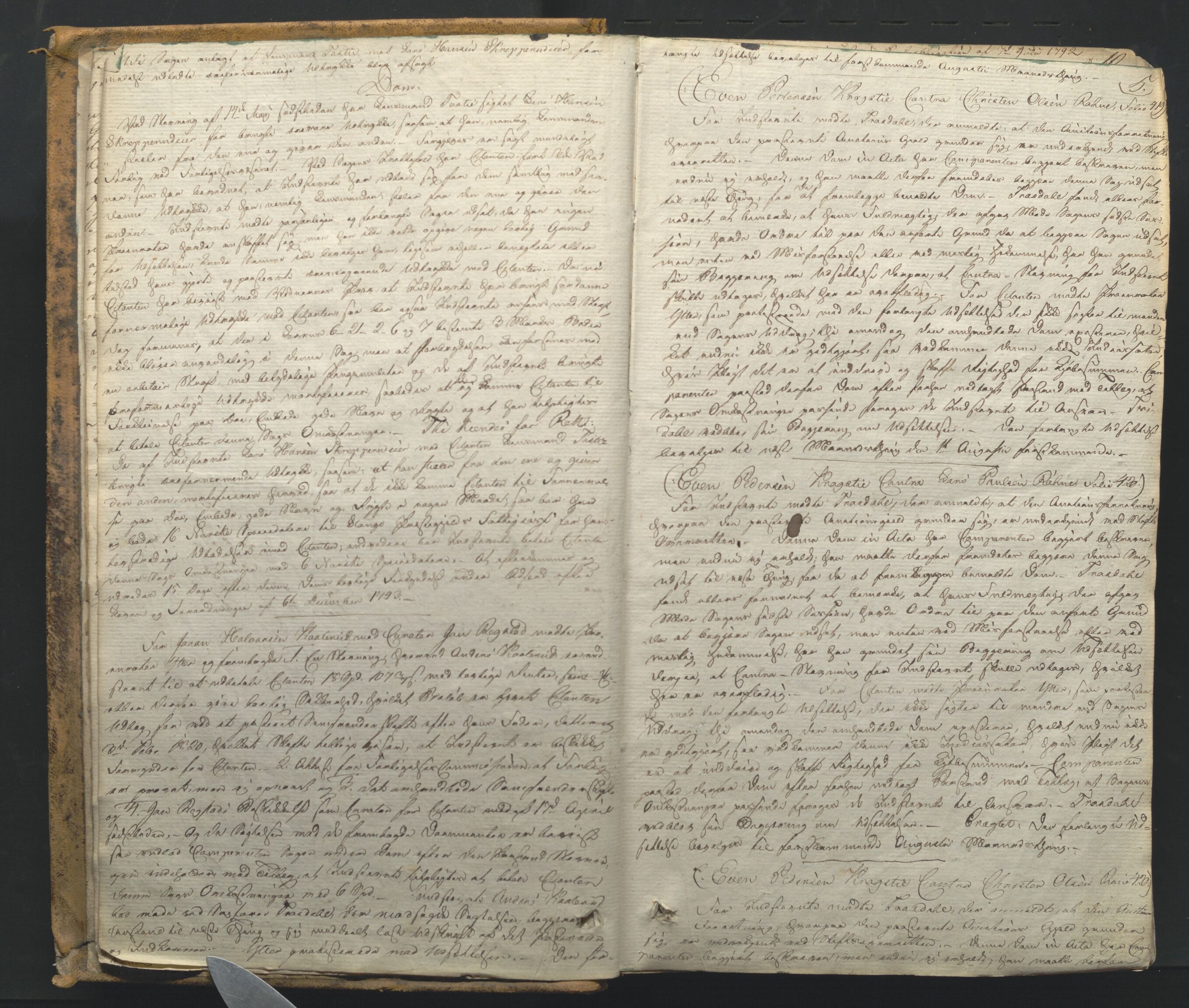 Sør-Hedmark sorenskriveri, AV/SAH-TING-014/G/Gb/Gba/L0004: Tingbok, 1822-1833, s. 4b-5a
