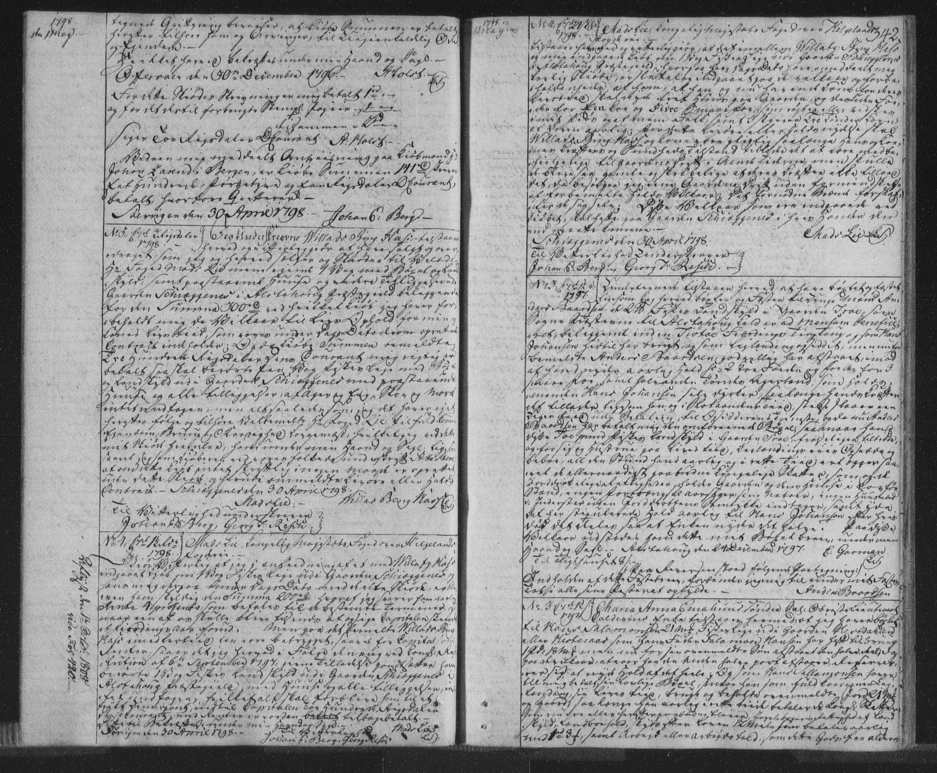 Helgeland sorenskriveri, SAT/A-0004/2/2C/L0005: Pantebok nr. 4, 1792-1799, s. 342