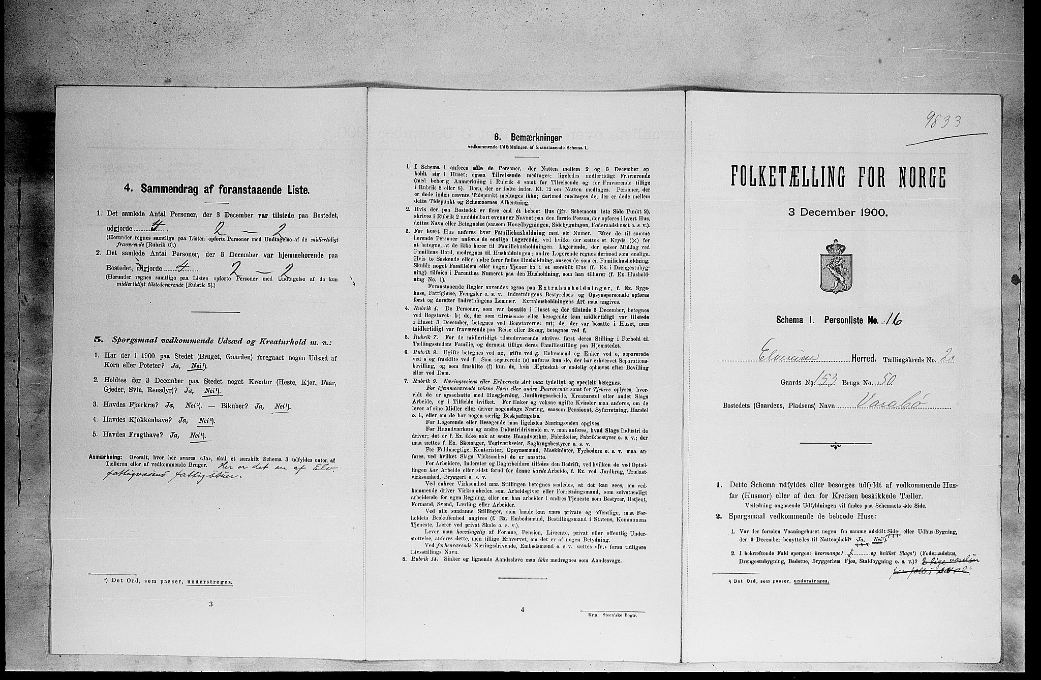 SAH, Folketelling 1900 for 0427 Elverum herred, 1900, s. 2628