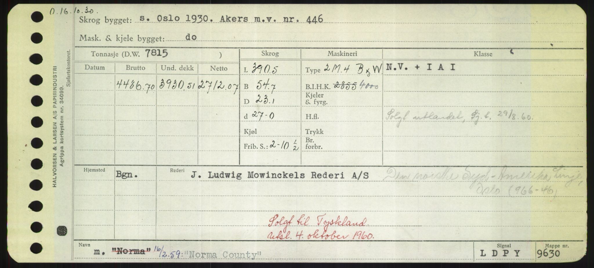 Sjøfartsdirektoratet med forløpere, Skipsmålingen, AV/RA-S-1627/H/Hd/L0027: Fartøy, Norhop-Nør, s. 33