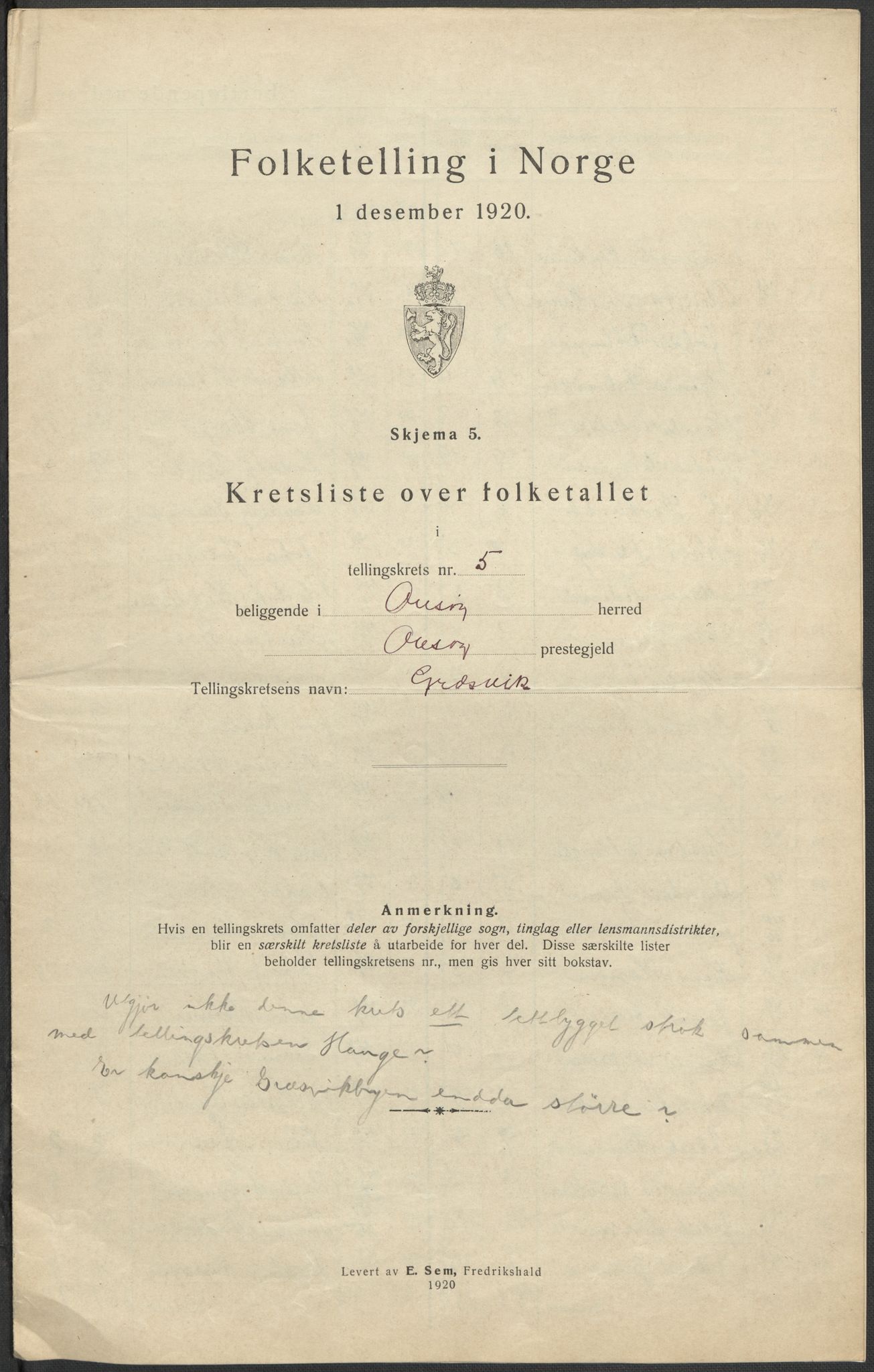 SAO, Folketelling 1920 for 0134 Onsøy herred, 1920, s. 18