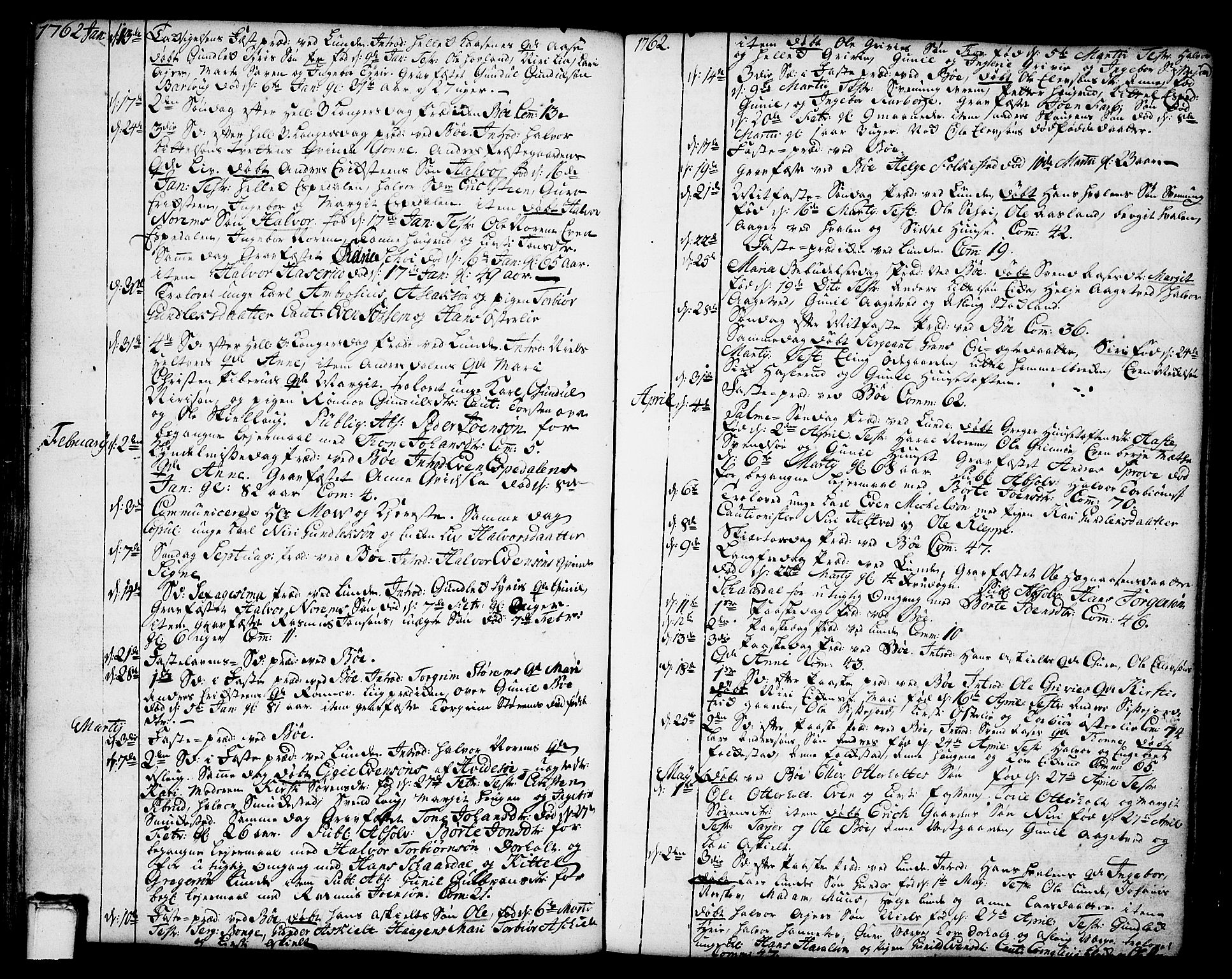 Bø kirkebøker, AV/SAKO-A-257/F/Fa/L0004: Ministerialbok nr. 4, 1748-1785