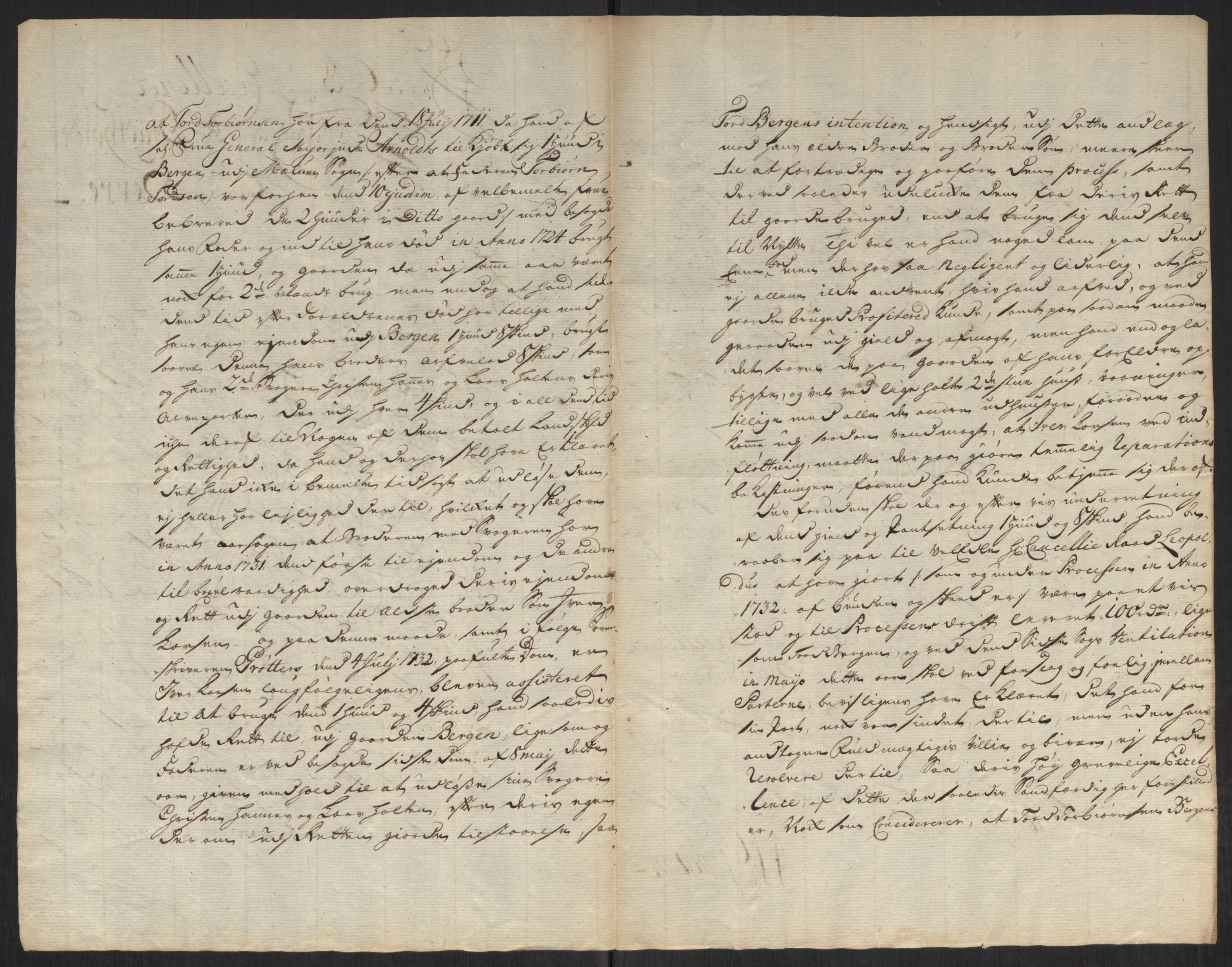 Stattholderembetet 1572-1771, AV/RA-EA-2870/Ef/L0107: Brev fra embetsmenn og andre, 1733-1734, s. 325