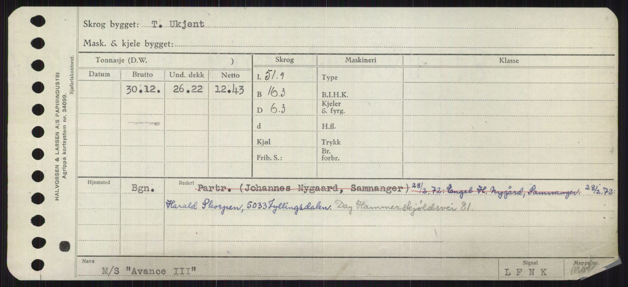 Sjøfartsdirektoratet med forløpere, Skipsmålingen, RA/S-1627/H/Ha/L0001/0001: Fartøy, A-Eig / Fartøy A-Bjøn, s. 571