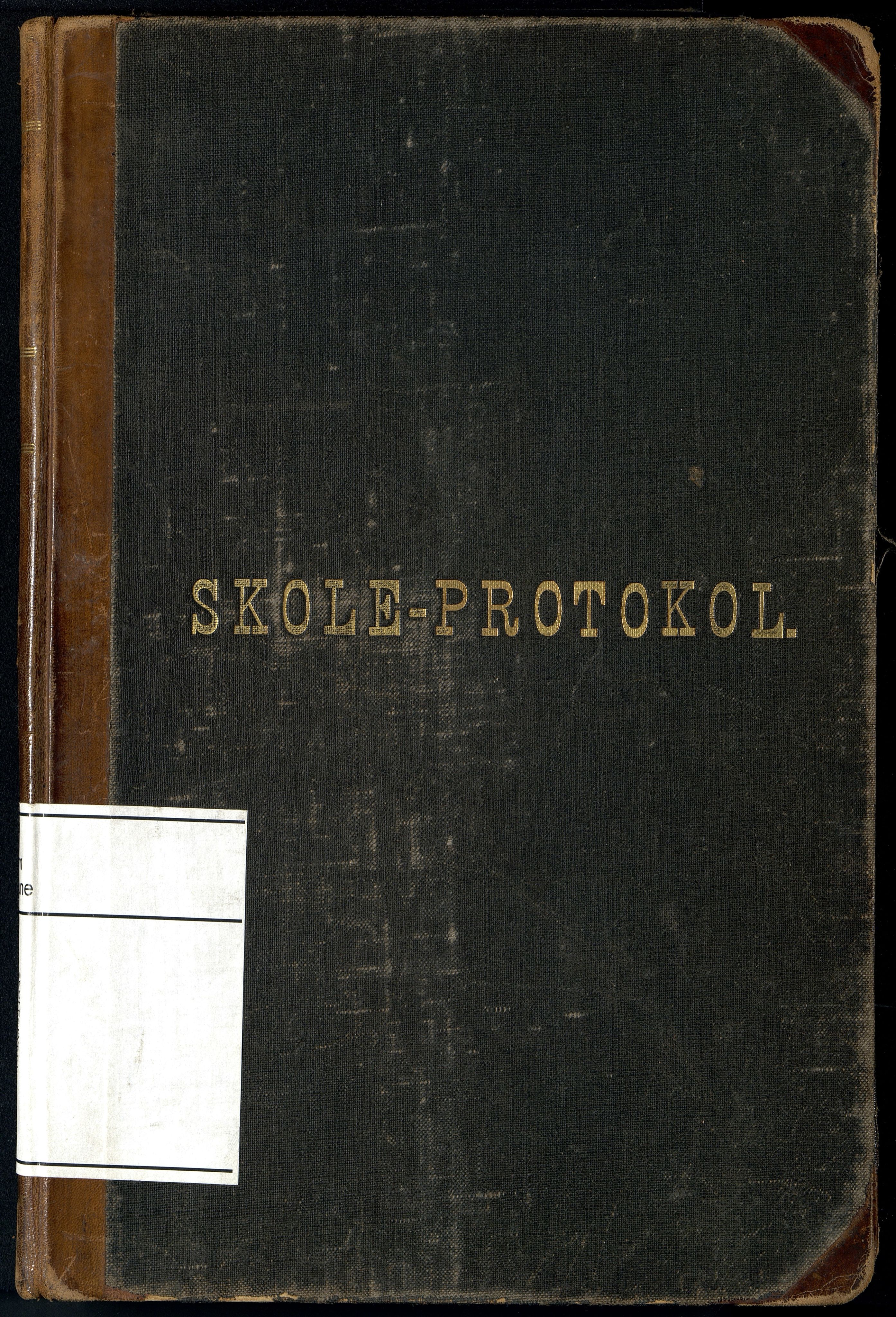 Holum kommune - Monen Skole, ARKSOR/1002HO551/H/L0003: Skoleprotokoll, 1893-1907