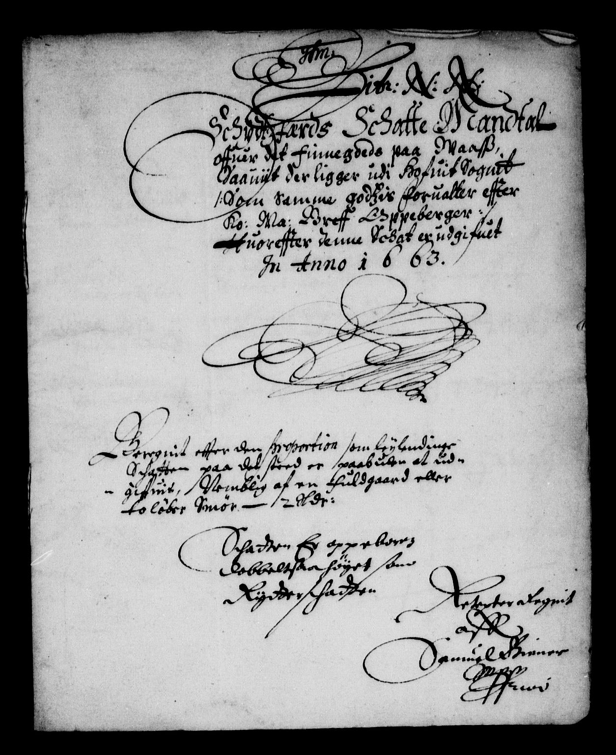 Rentekammeret inntil 1814, Reviderte regnskaper, Stiftamtstueregnskaper, Bergen stiftamt, AV/RA-EA-6043/R/Rc/L0009: Bergen stiftamt, 1663