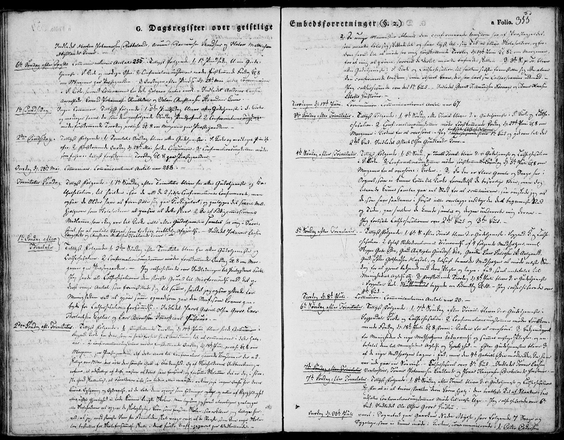 Sokndal sokneprestkontor, AV/SAST-A-101808: Ministerialbok nr. A 7.2, 1826-1842, s. 355