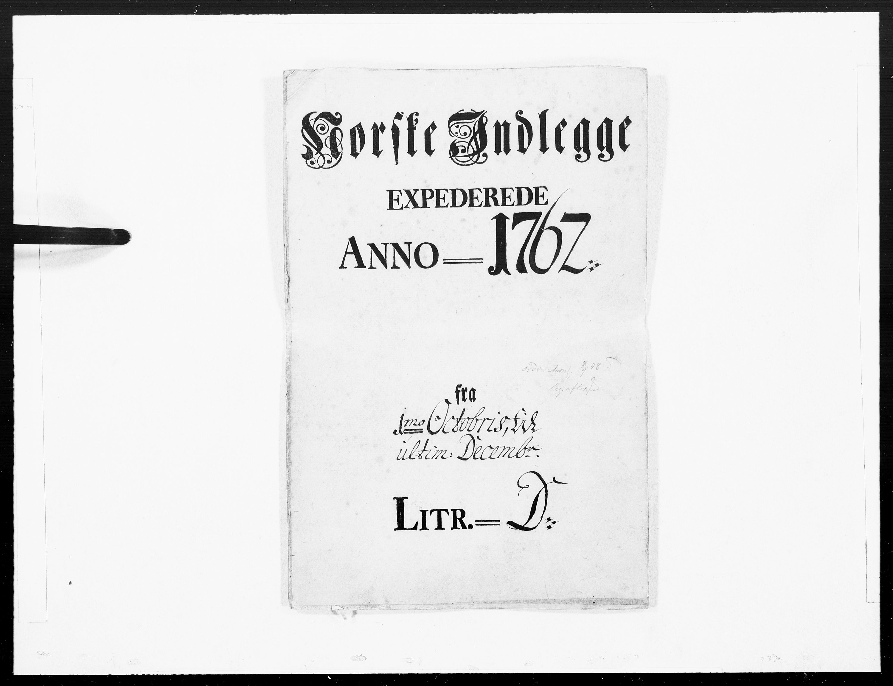 Danske Kanselli 1572-1799, RA/EA-3023/F/Fc/Fcc/Fcca/L0184: Norske innlegg 1572-1799, 1762, s. 174