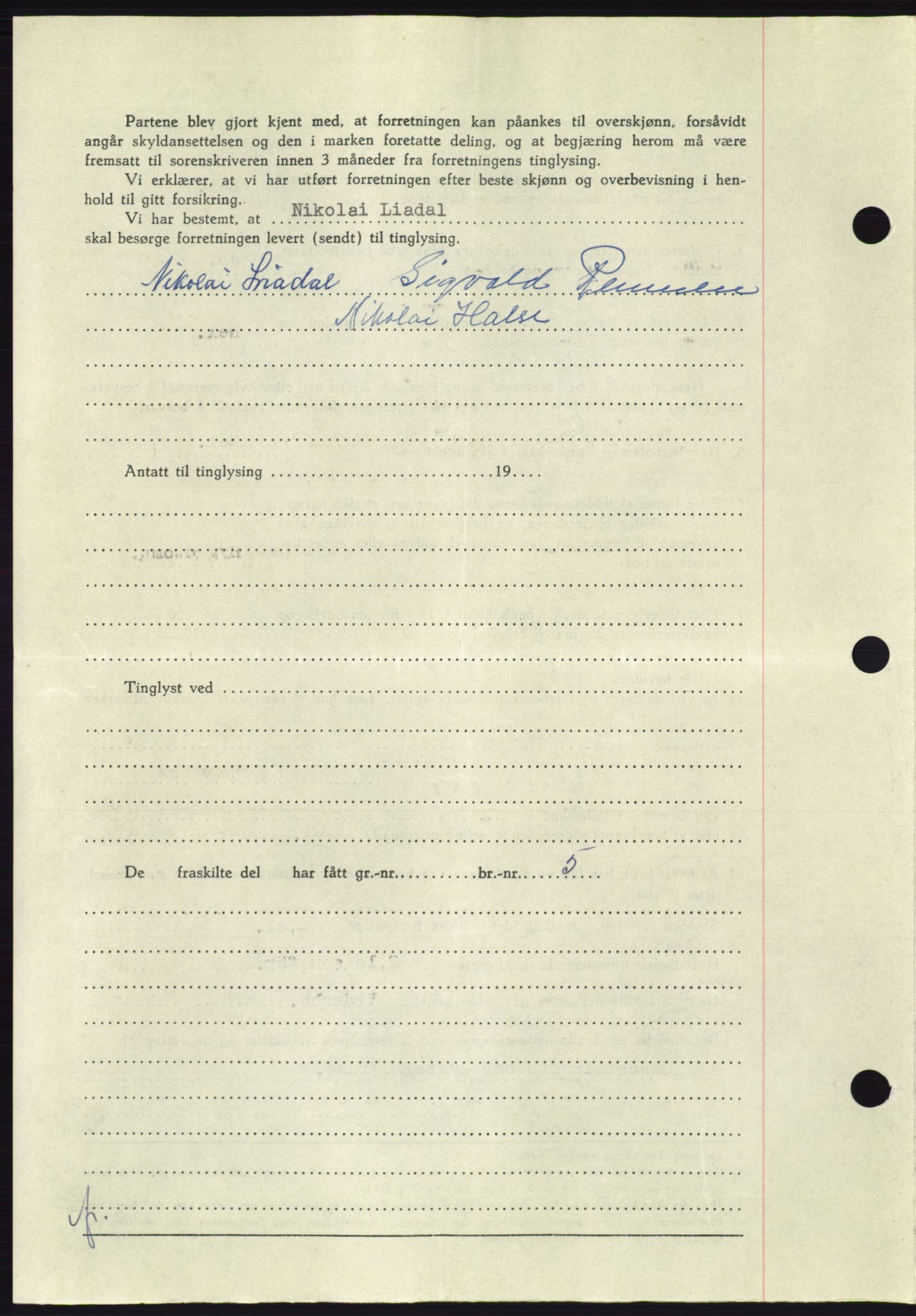 Søre Sunnmøre sorenskriveri, AV/SAT-A-4122/1/2/2C/L0104: Pantebok nr. 30A, 1956-1956, Dagboknr: 1703/1956