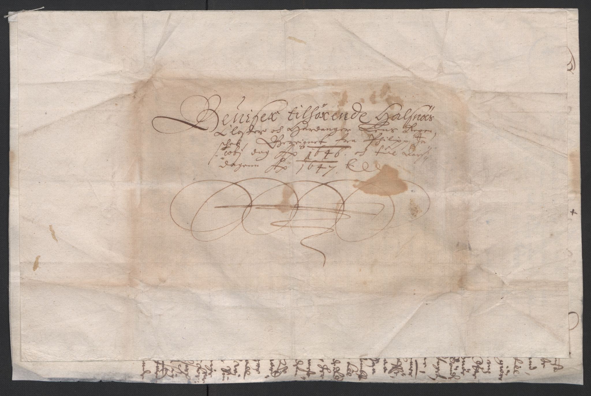 Rentekammeret inntil 1814, Reviderte regnskaper, Lensregnskaper, AV/RA-EA-5023/R/Rb/Rbu/L0006: Hardanger og Halsnøy kloster len, 1636-1658