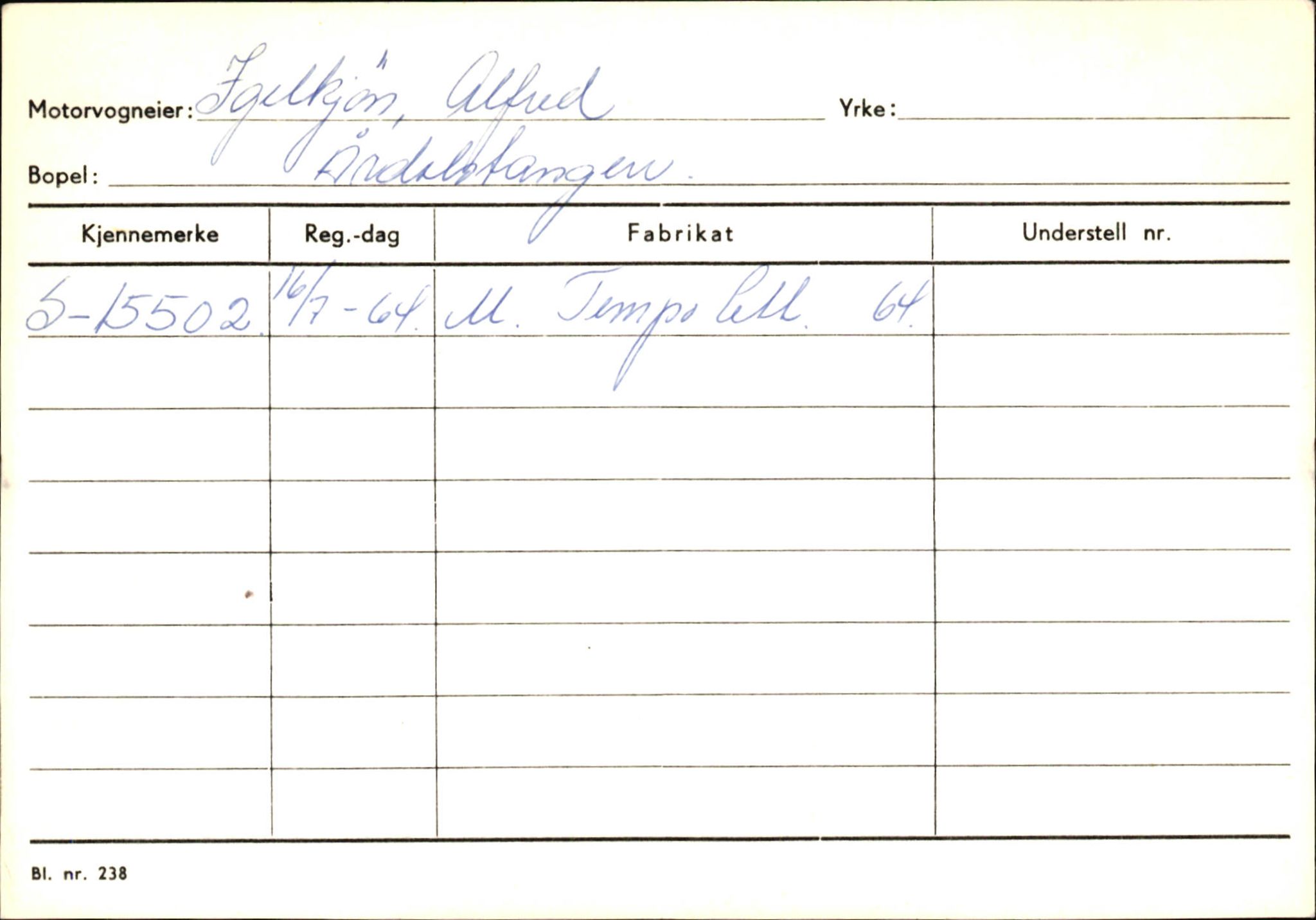 Statens vegvesen, Sogn og Fjordane vegkontor, AV/SAB-A-5301/4/F/L0145: Registerkort Vågsøy S-Å. Årdal I-P, 1945-1975, s. 858