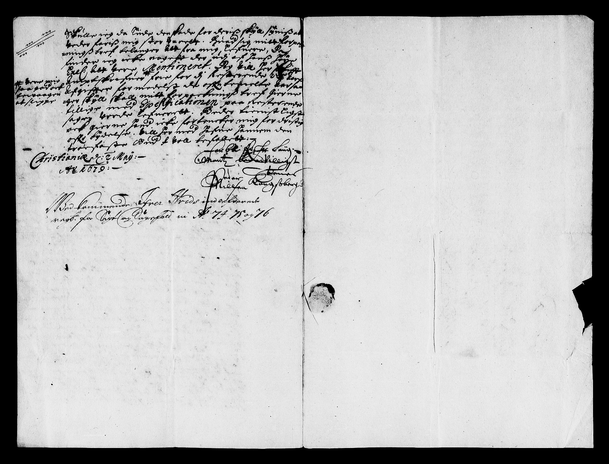 Rentekammeret inntil 1814, Reviderte regnskaper, Stiftamtstueregnskaper, Landkommissariatet på Akershus og Akershus stiftamt, AV/RA-EA-5869/R/Rb/L0126: Akershus stiftamt, 1674-1677