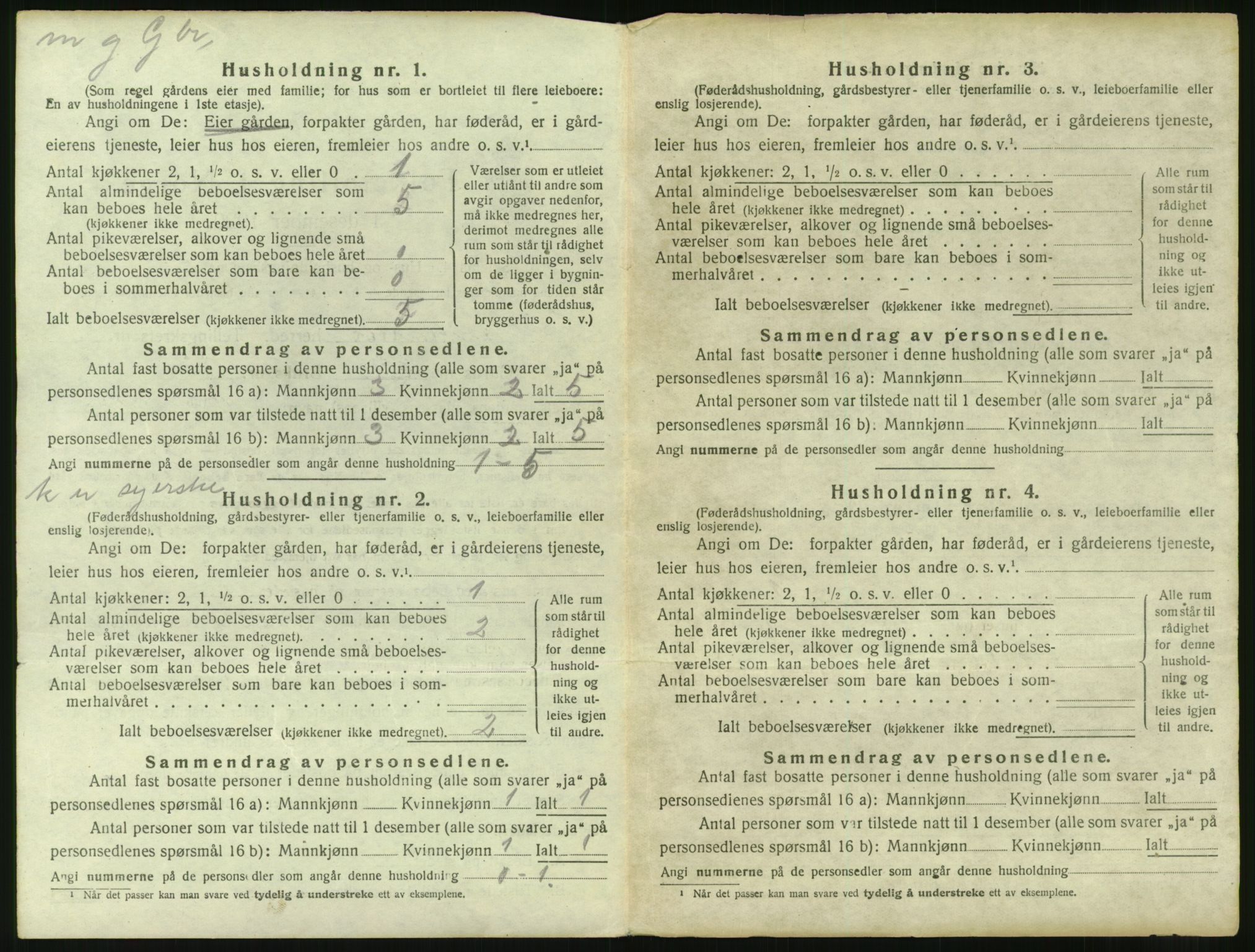 SAST, Folketelling 1920 for 1126 Hetland herred, 1920, s. 3568