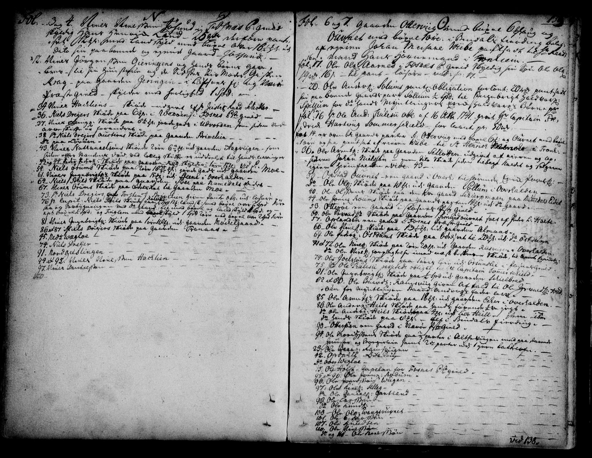 Namdal sorenskriveri, SAT/A-4133/1/2/2C/L0001: Pantebok nr. A, 1733-1746, s. 135