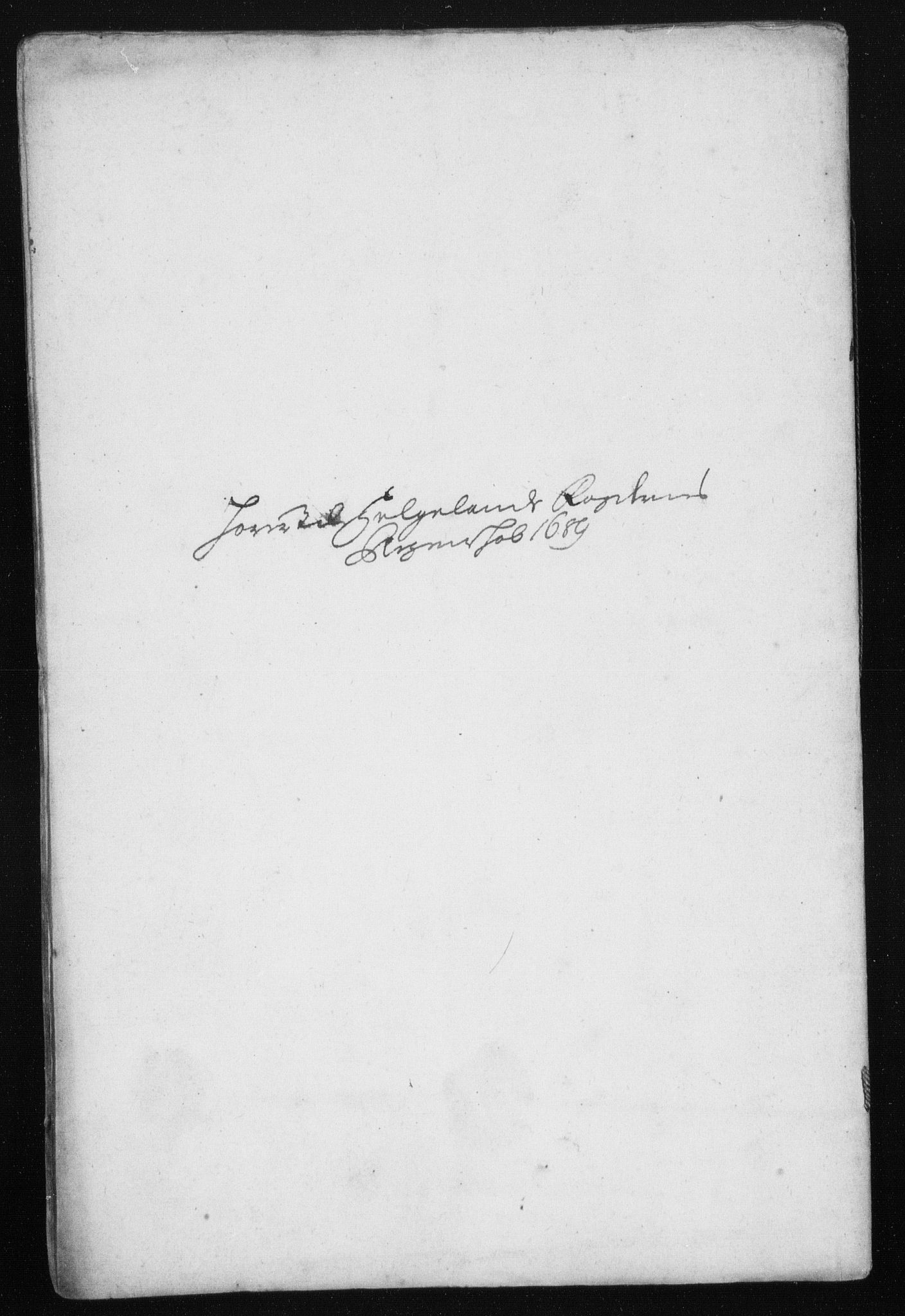 Rentekammeret inntil 1814, Reviderte regnskaper, Stiftamtstueregnskaper, Trondheim stiftamt og Nordland amt, AV/RA-EA-6044/R/Rh/L0013: Nordland amt, 1689