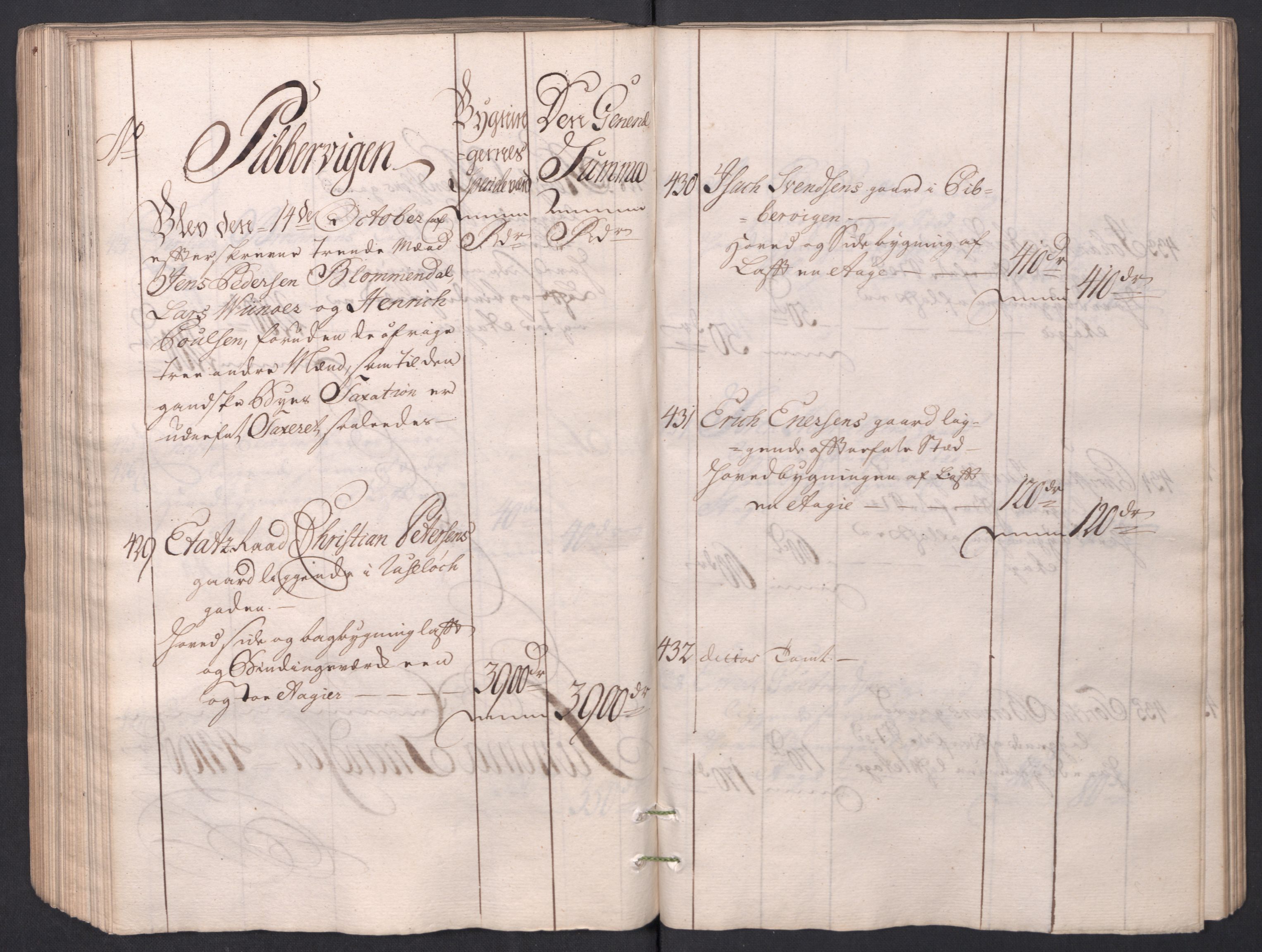 Kristiania stiftamt, AV/SAO-A-10386/I/Ia/L0001/0002: Branntakster / Christiania, 1766-1767