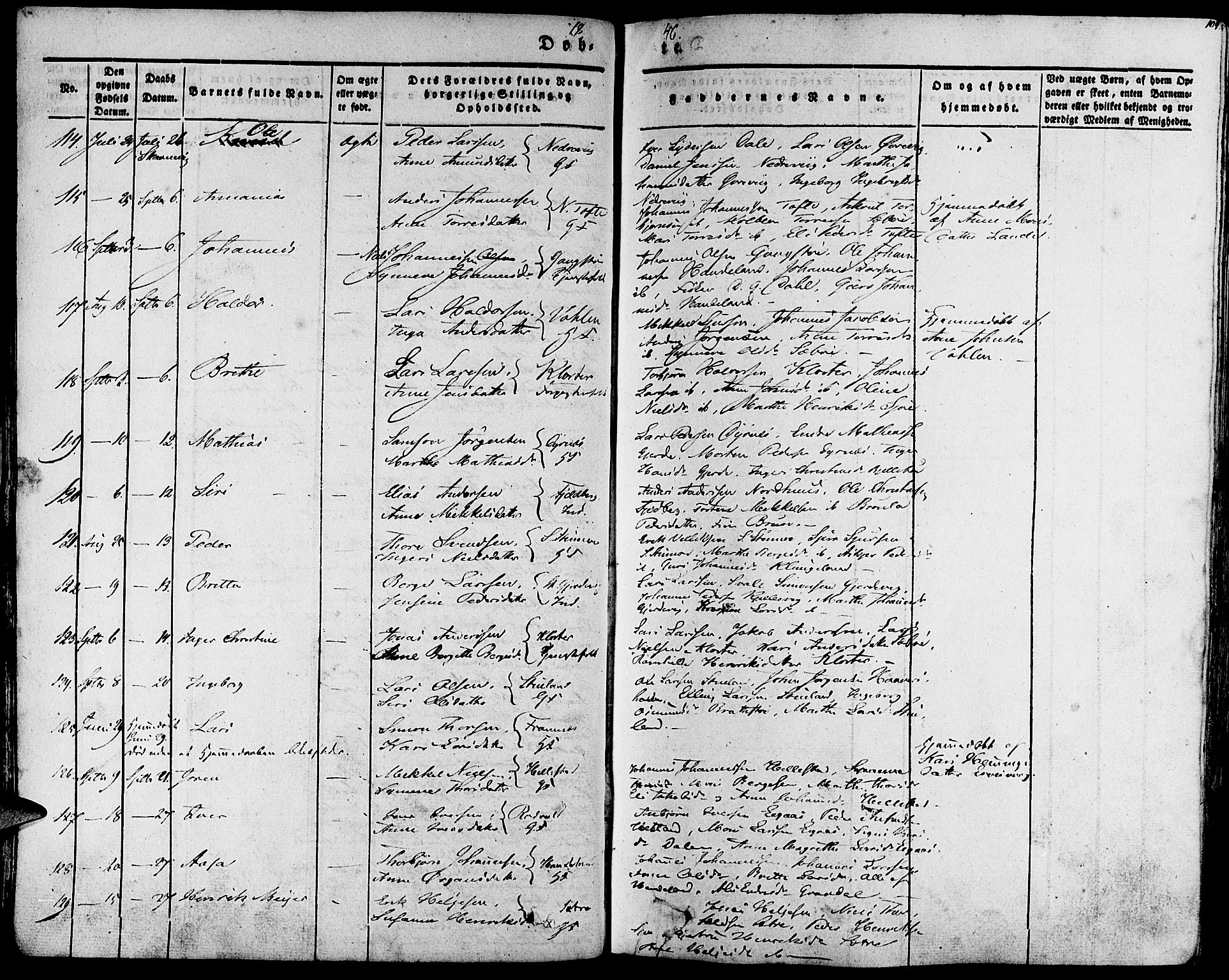 Fjelberg sokneprestembete, AV/SAB-A-75201/H/Haa: Ministerialbok nr. A 6, 1835-1851, s. 104