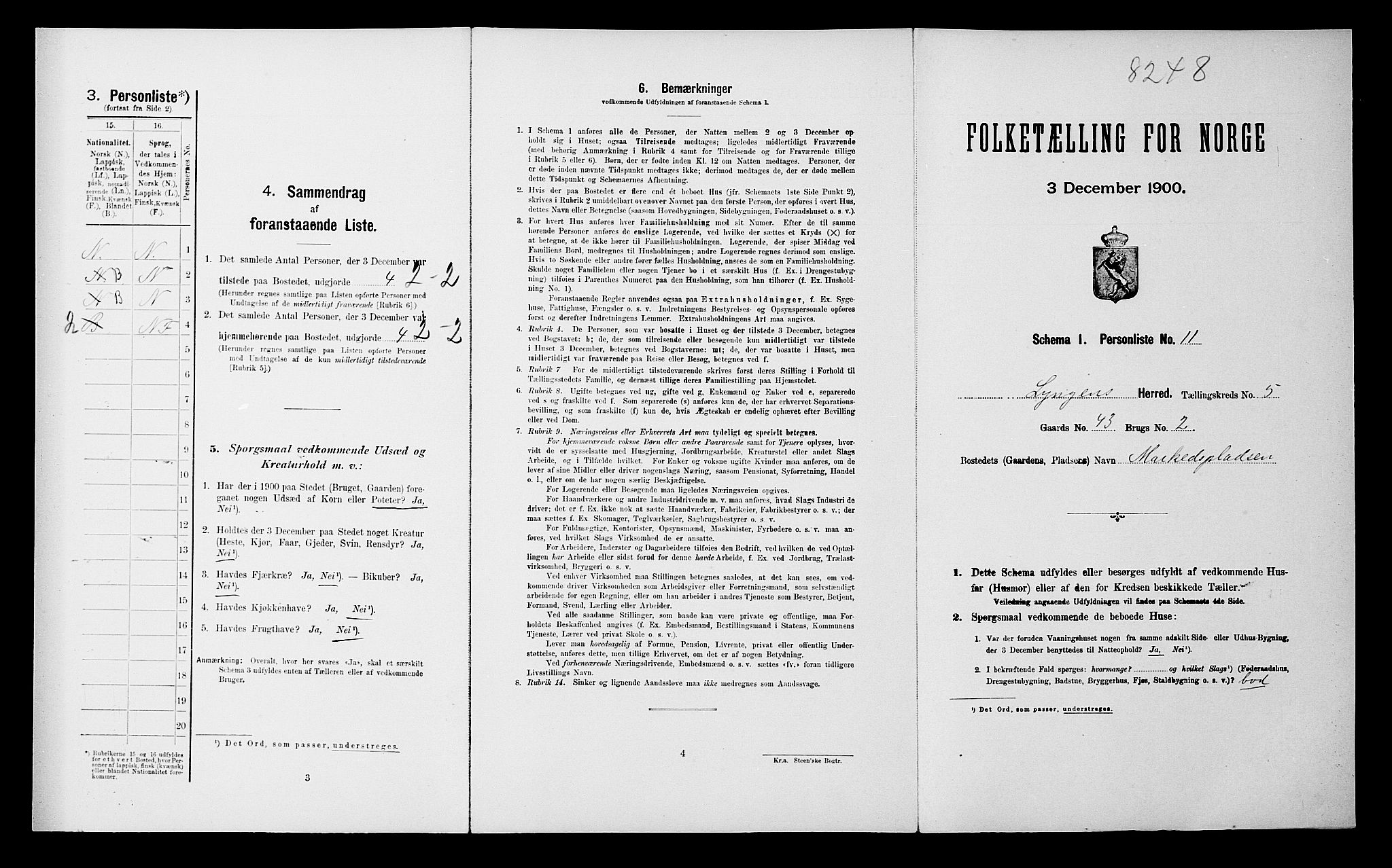 SATØ, Folketelling 1900 for 1938 Lyngen herred, 1900, s. 687