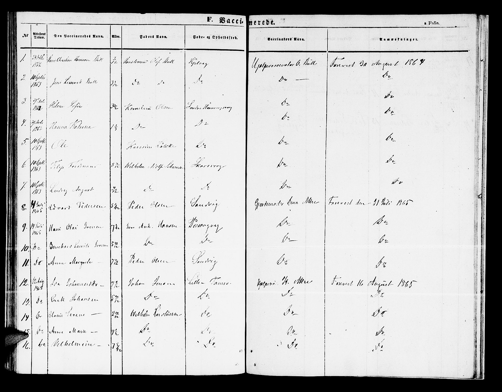 Måsøy sokneprestkontor, SATØ/S-1348/H/Hb/L0003klokker: Klokkerbok nr. 3, 1861-1886