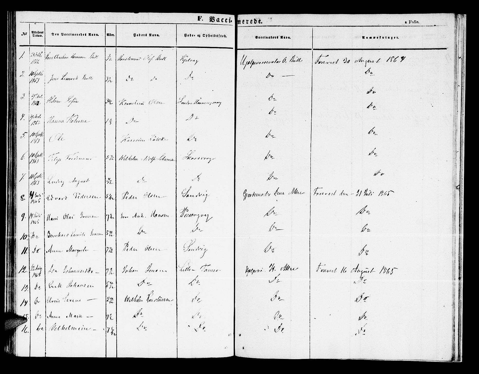 Måsøy sokneprestkontor, AV/SATØ-S-1348/H/Hb/L0003klokker: Klokkerbok nr. 3, 1861-1886